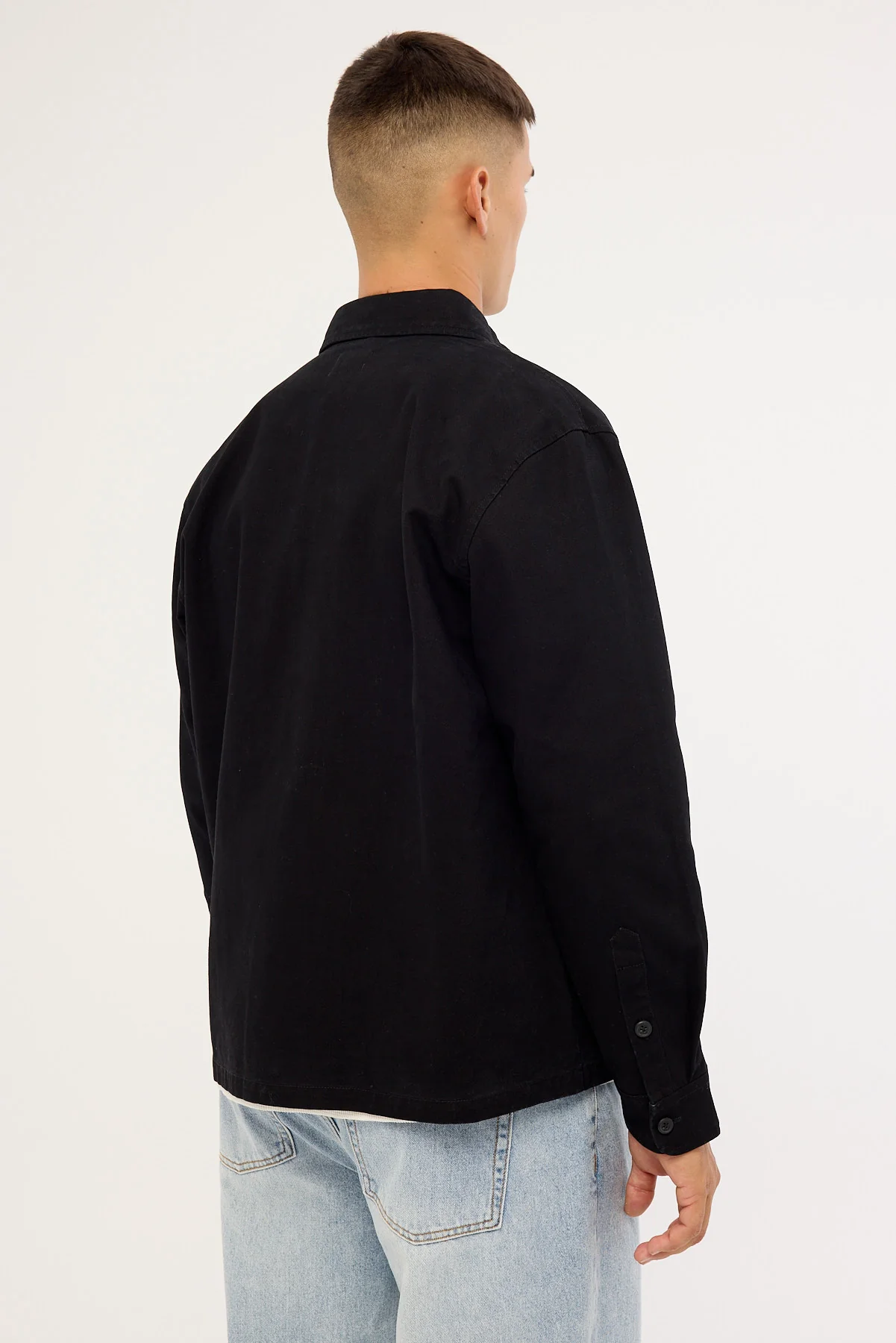 Common Need Ascent Heavyweight Overshirt Washed Black - Image 5