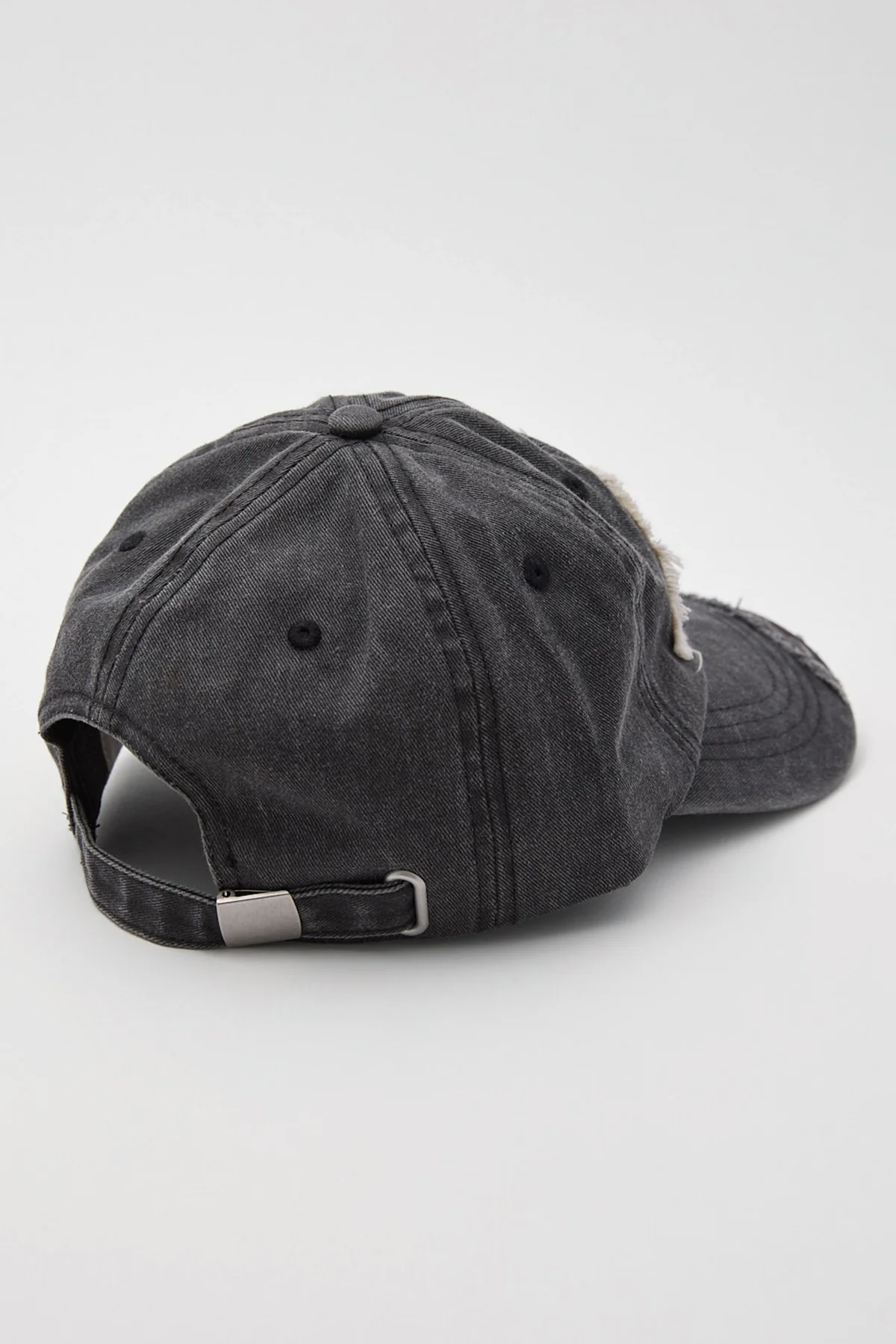 Common Need Athletic Distressed Dad Cap Washed Black - Image 4
