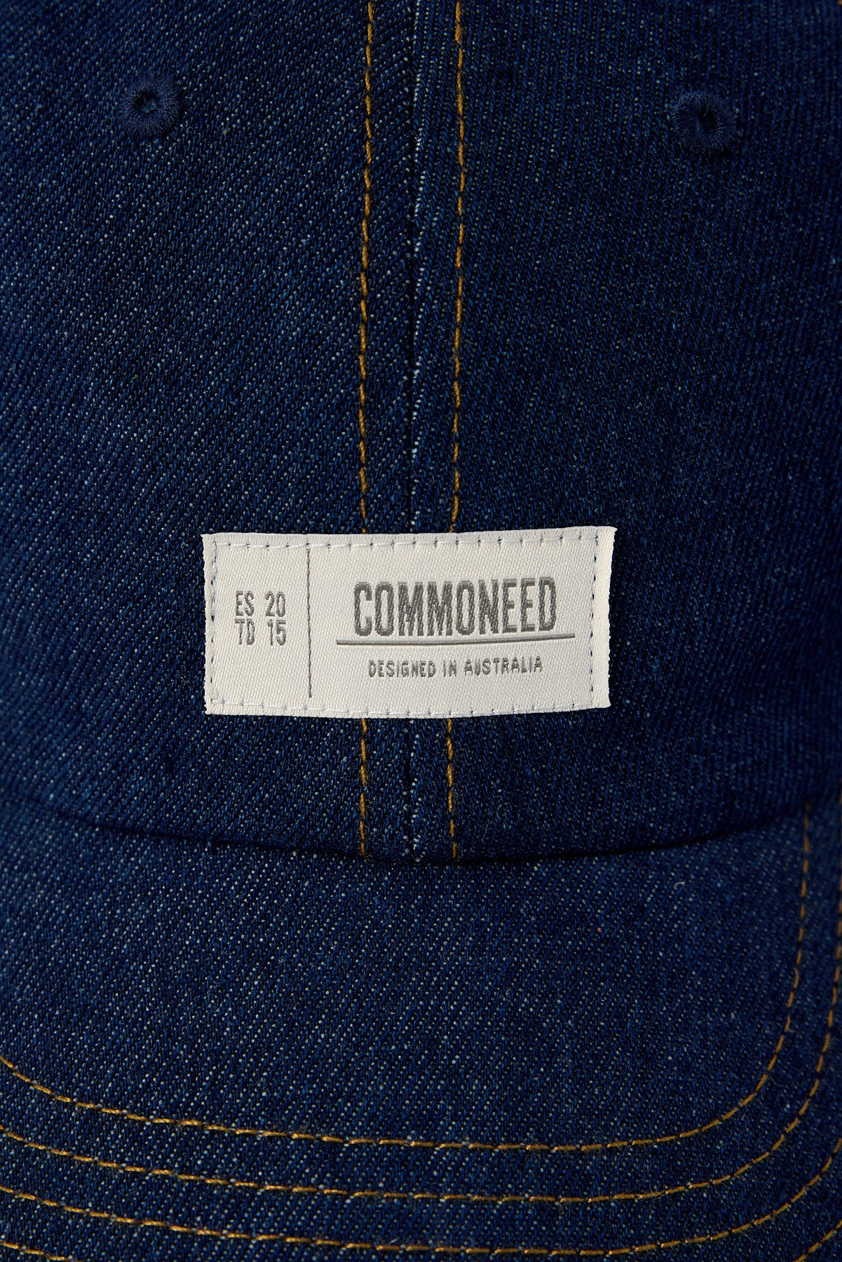 Common Need Atlas Denim Dad Cap Raw Indigo - Image 2