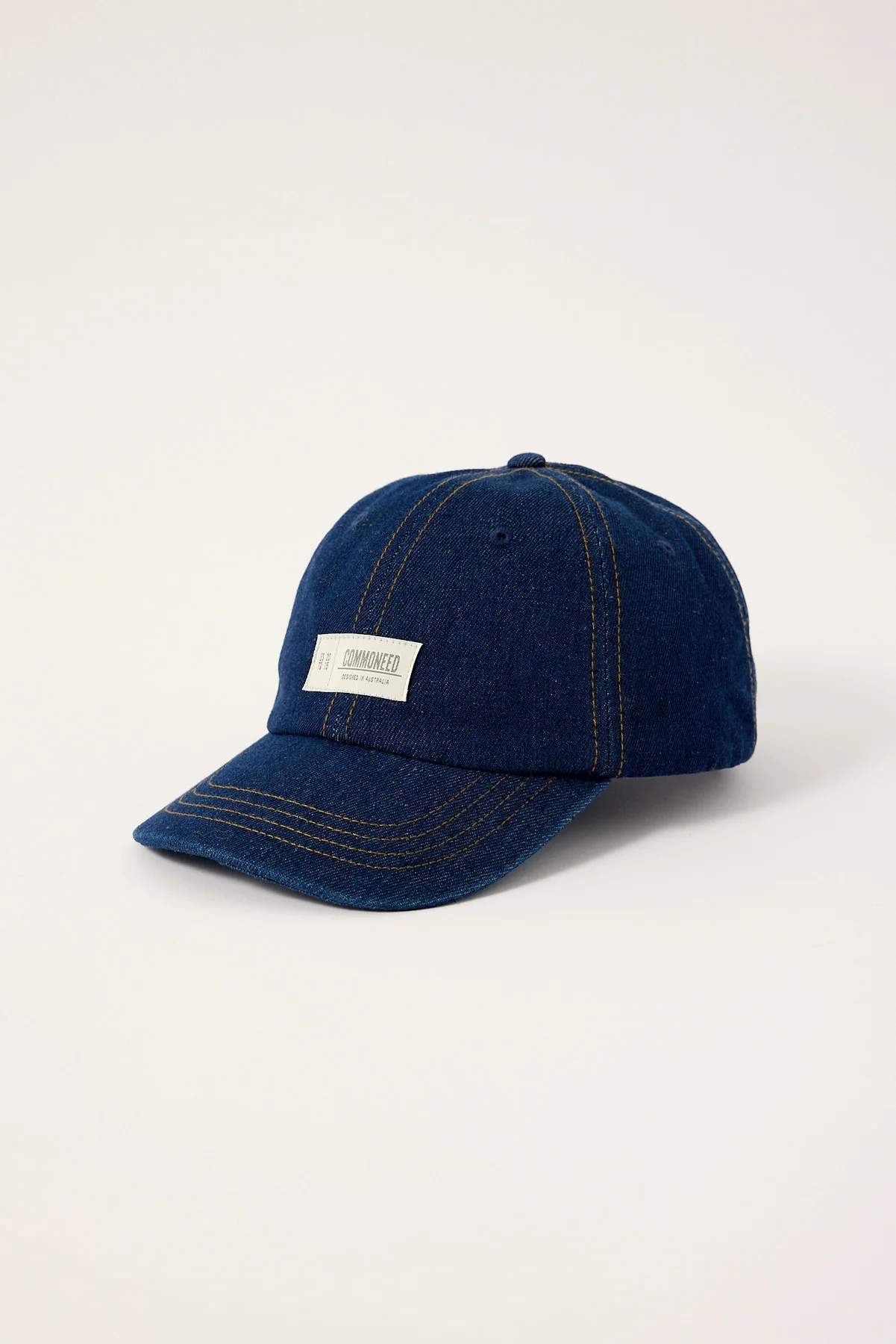 Common Need Atlas Denim Dad Cap Raw Indigo - Image 3