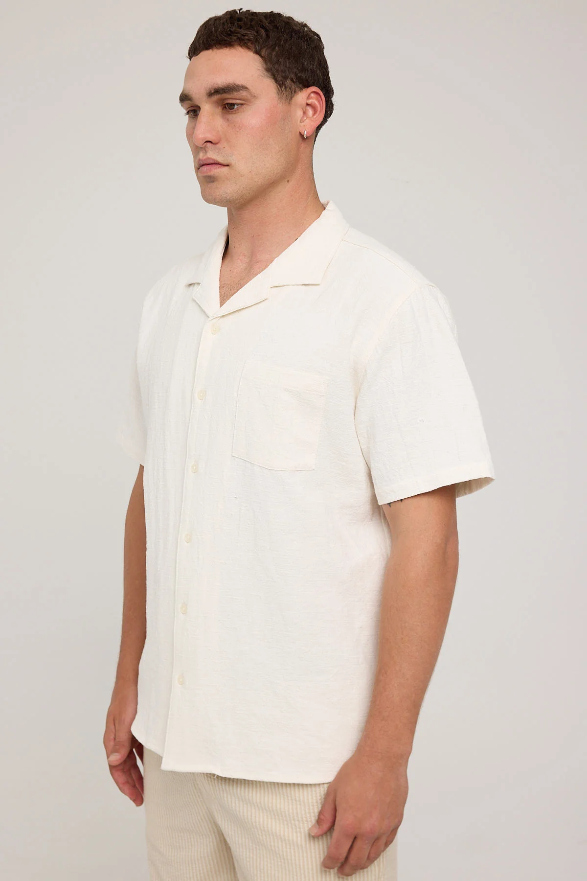 Common Need Bayside Resort Shirt White - Image 3