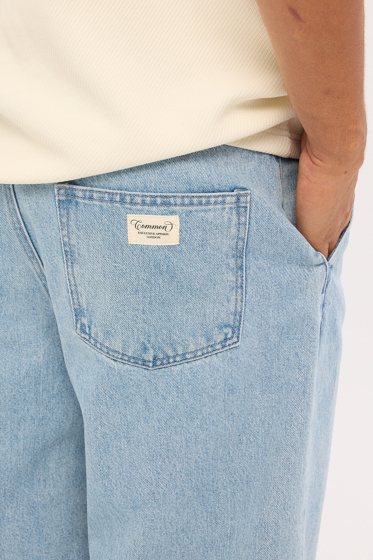 Common Need Blanco Pleated Jean Haze Blue - Image 6