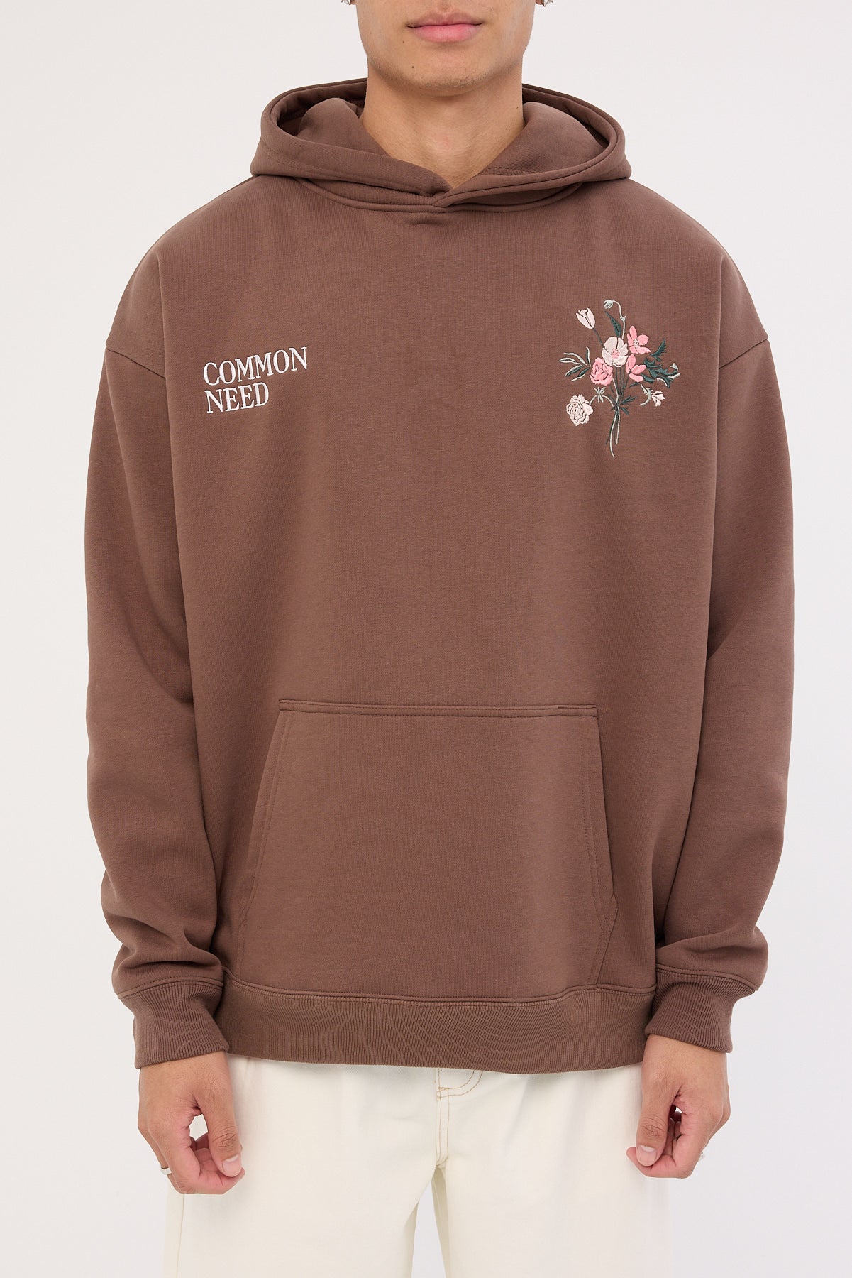 Common Need Botanica Boxy Hoodie Coffee Brown - Image 9