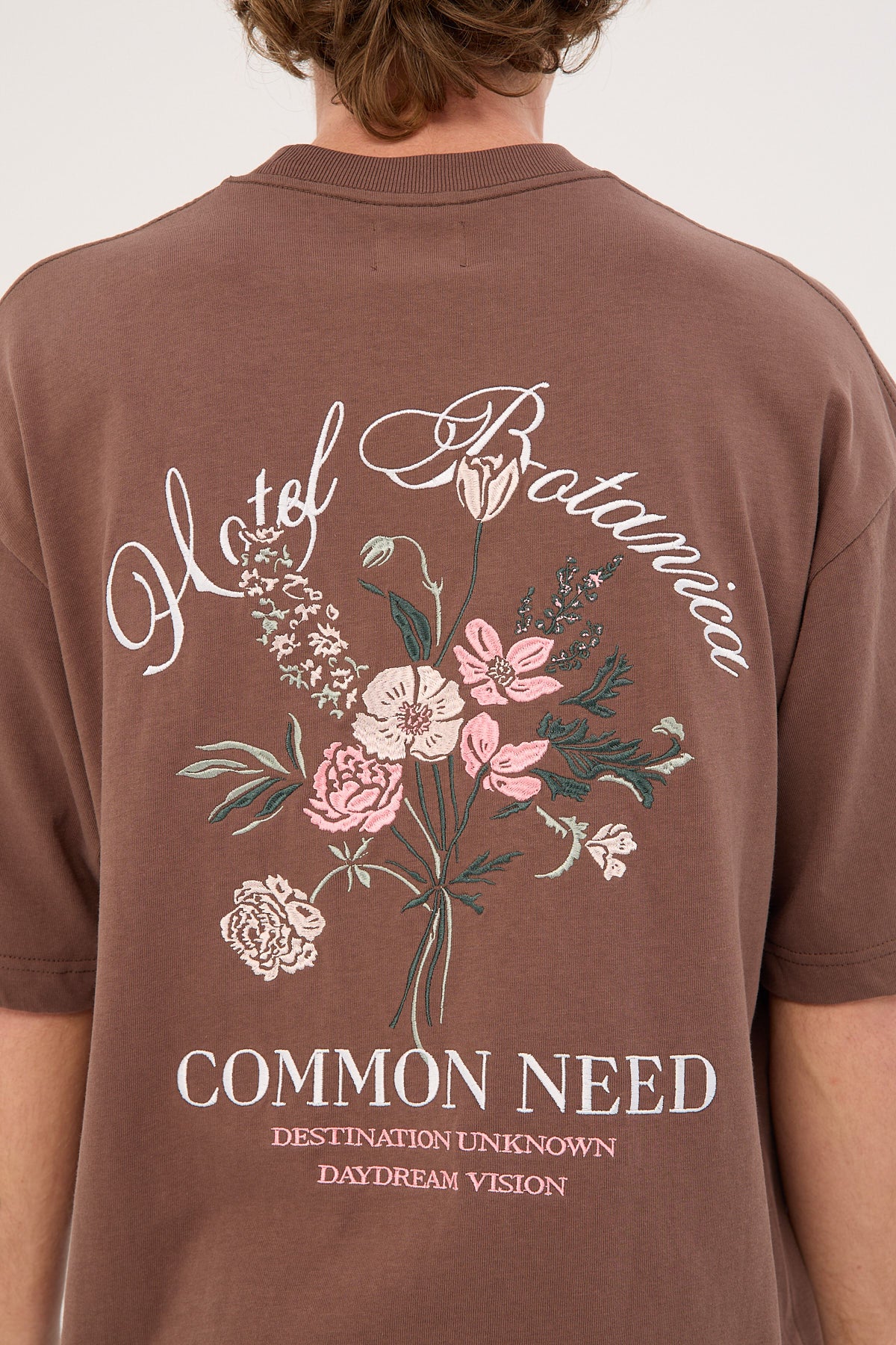 Common Need Botanica Heavyweight Easy Tee Brown - Image 8
