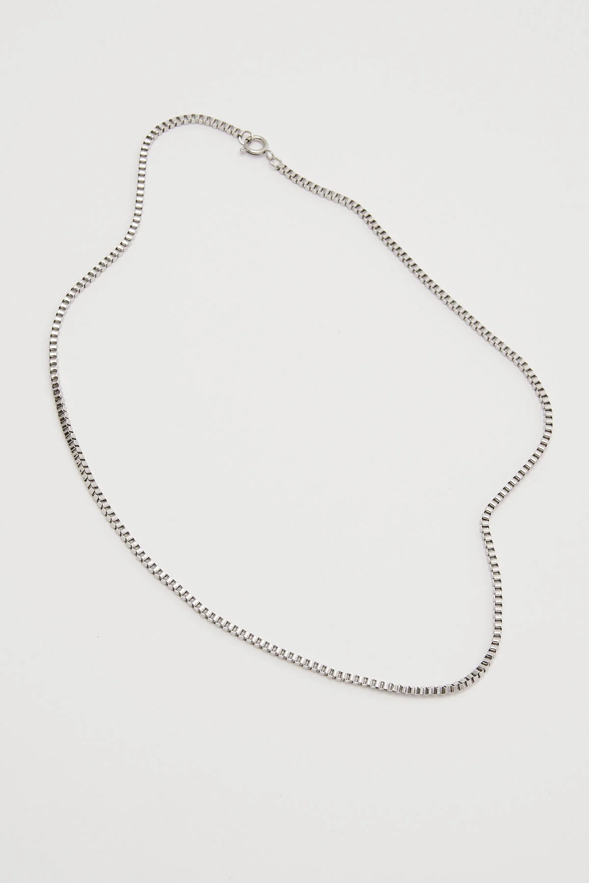 Common Need Box Chain Necklace Stainless Steel