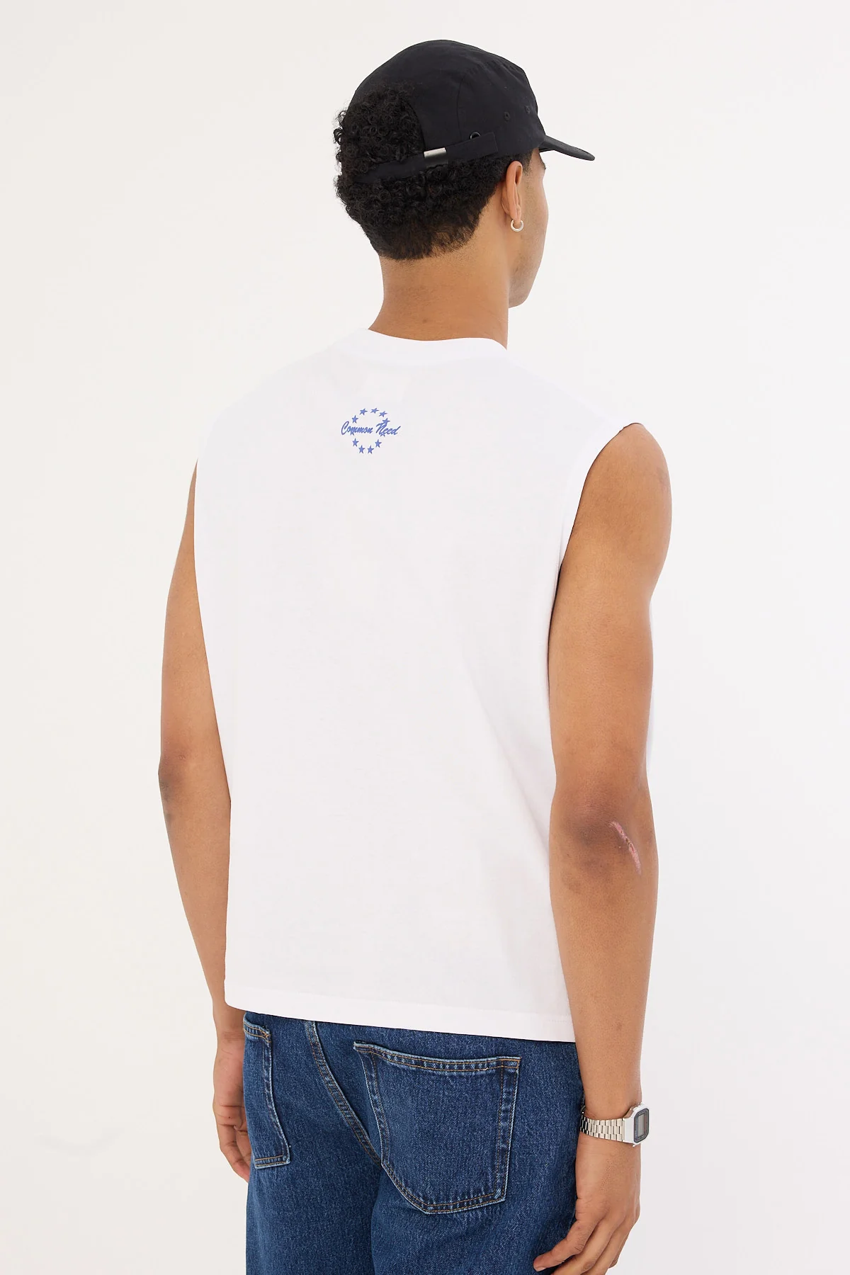Common Need Boxing Cropped Muscle Tank White - Image 7