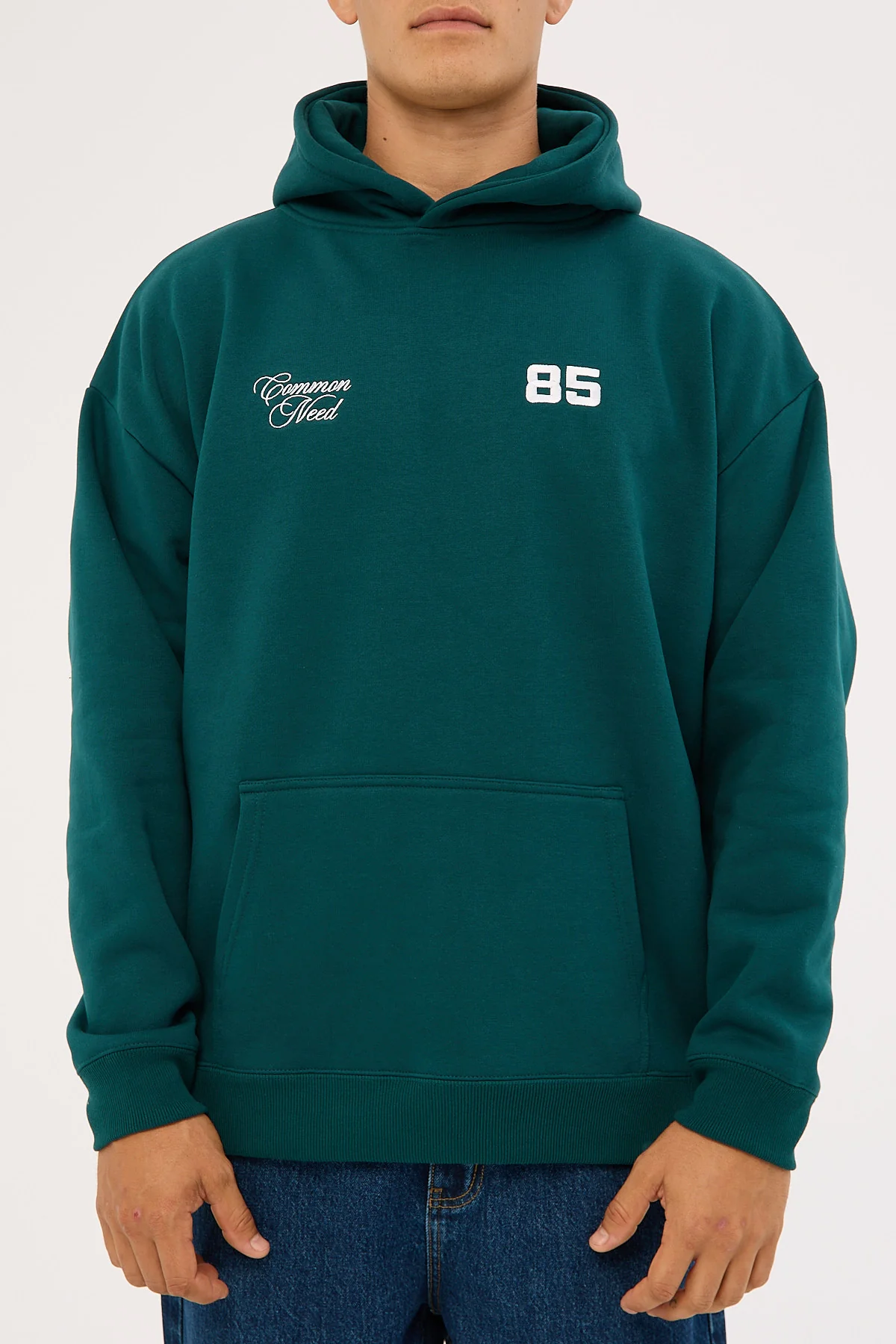 Common Need Brady Boxy Hoodie Teal - Image 9