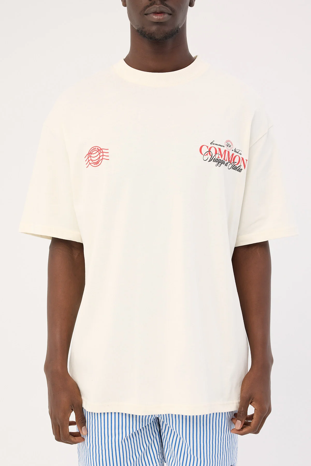 Common Need Cinque Terre Heavyweight Boxy Tee Cloud White - Image 10
