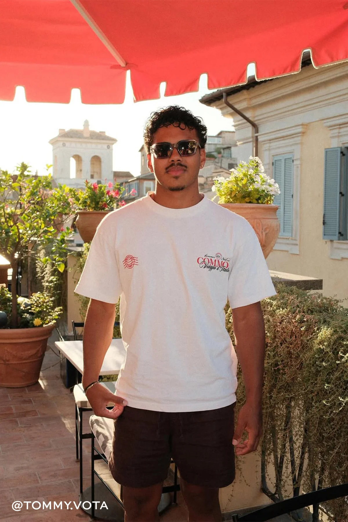 Common Need Cinque Terre Heavyweight Boxy Tee Cloud White - Image 2