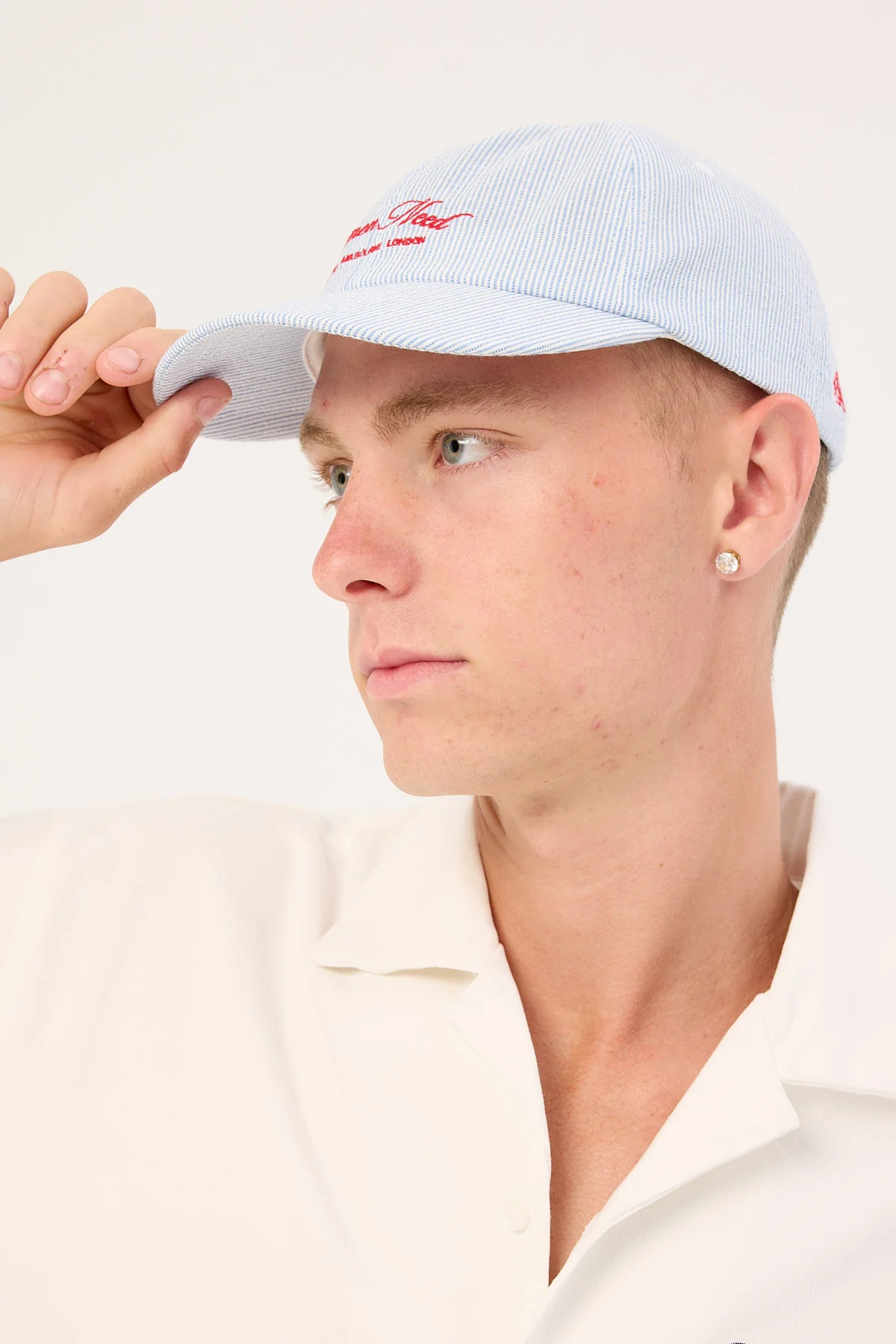 Common Need Cities Mid Profile Cap Blue Stripe - Image 5