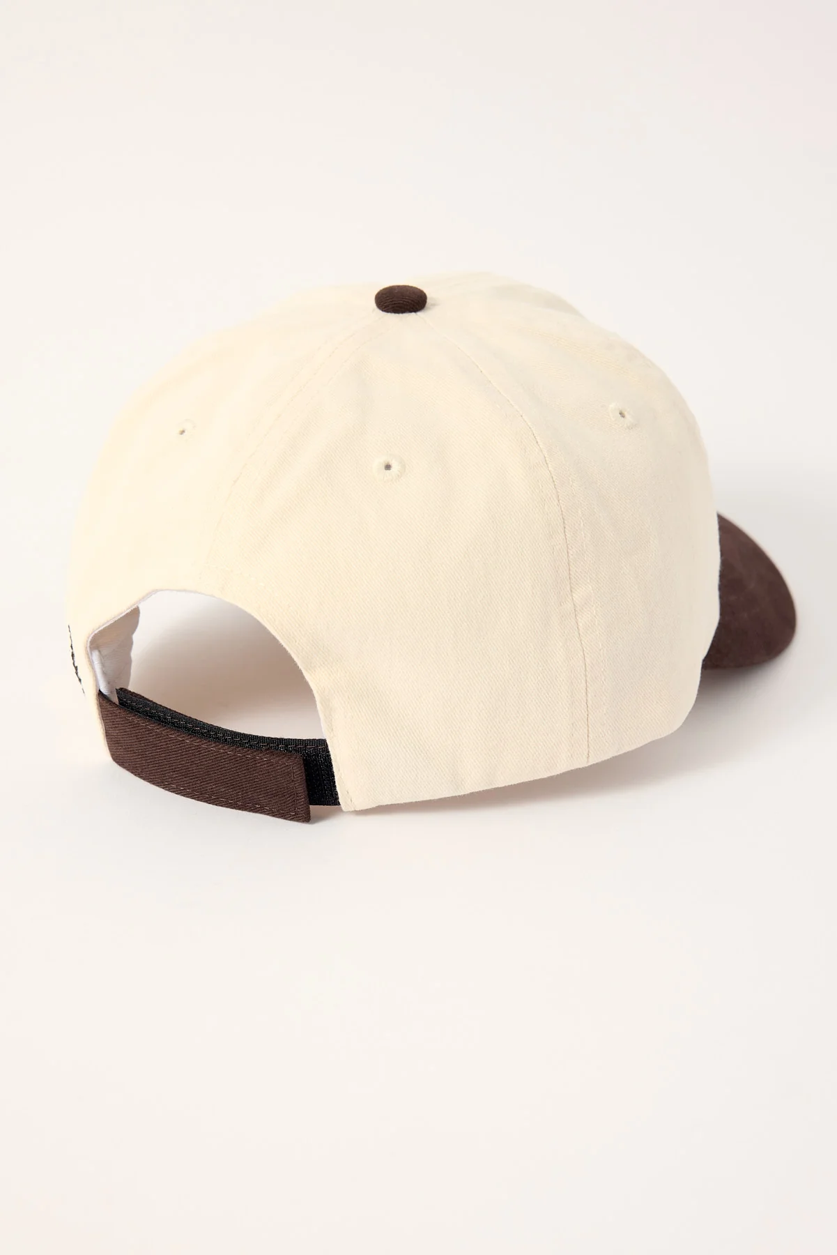 Common Need Cities Mid Profile Cap Off White/Brown - Image 4