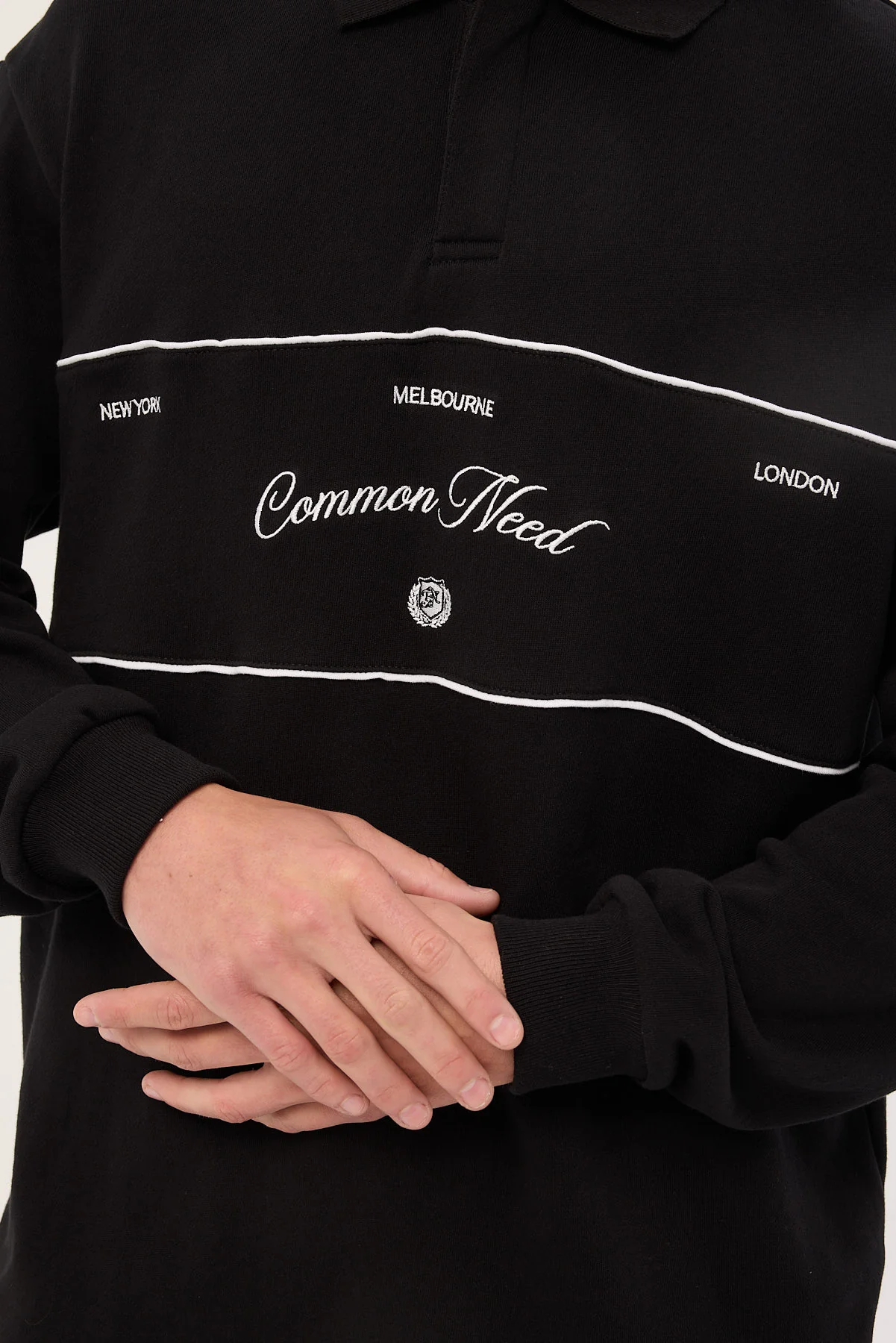 Common Need Cities Rugby Shirt Night Black - Image 3