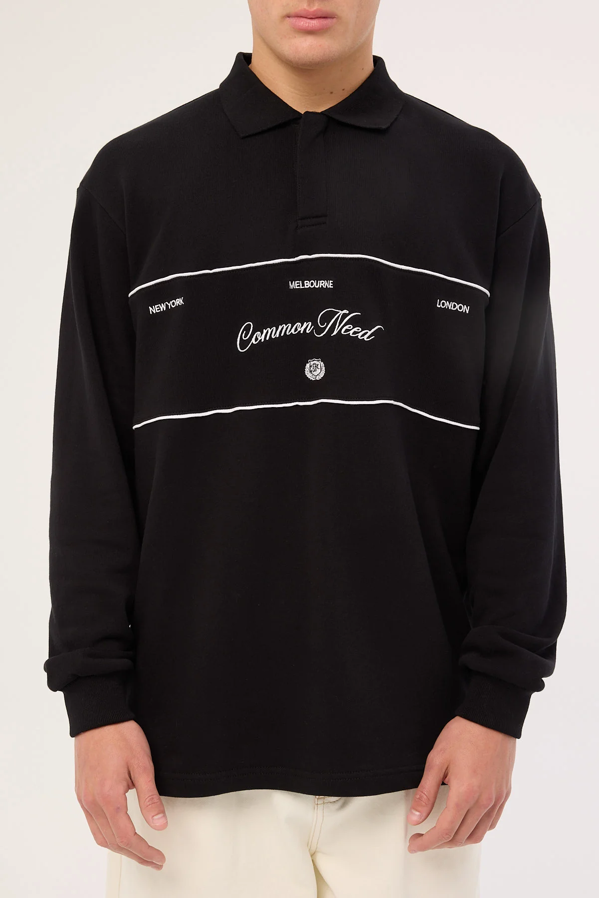 Common Need Cities Rugby Shirt Night Black - Image 7
