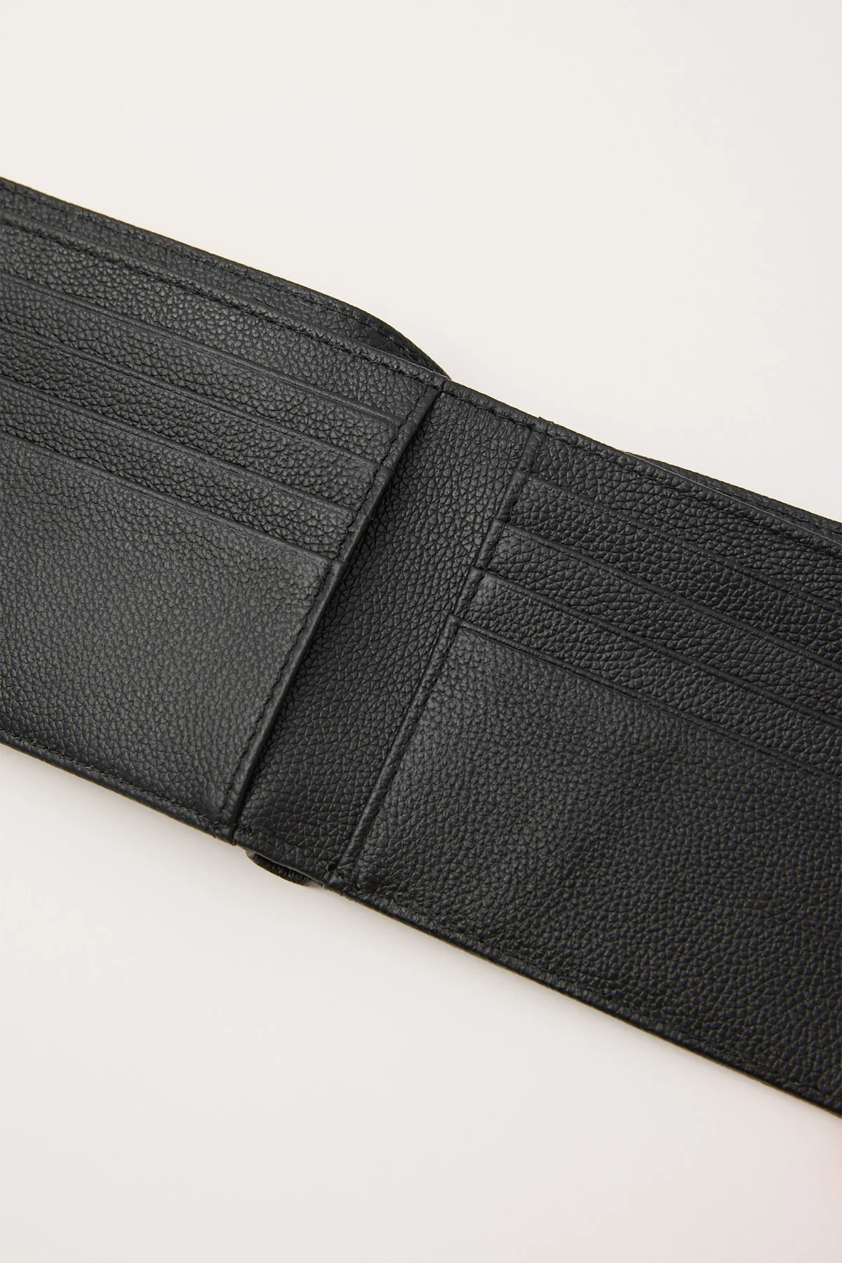 Common Need Classic Bi-Fold Wallet Black - Image 2