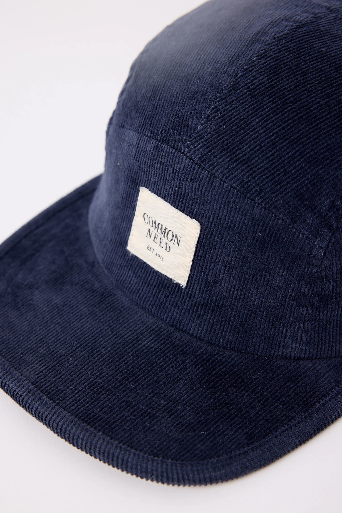 Common Need Classic Cord 5 Panel Cap Navy - Image 5