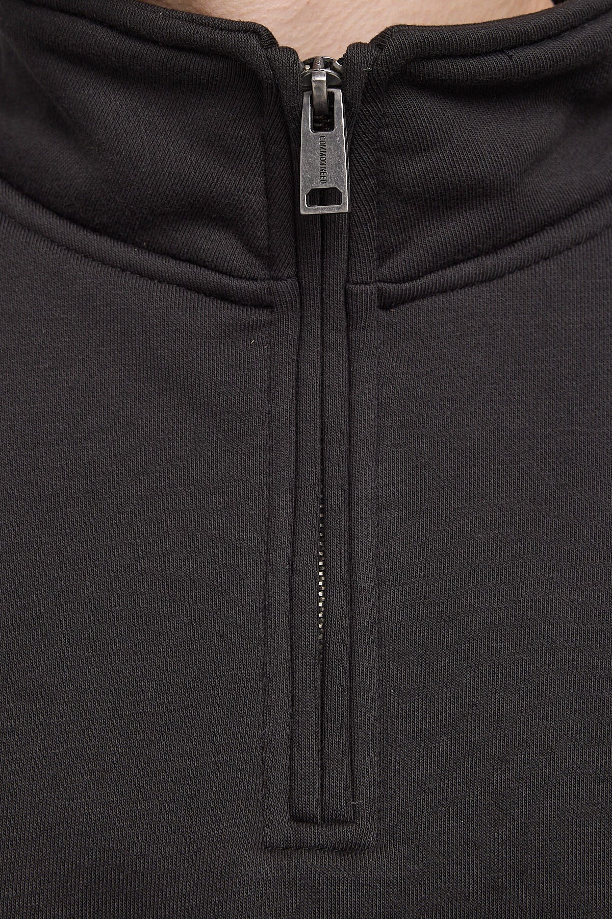 Common Need Club 1993 Quarter Zip Sweater Off Black - Image 6