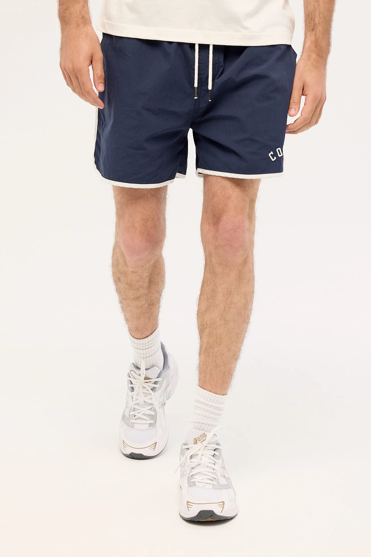 Common Need Collegiate 15 Elastic Waist Short Navy - Image 2