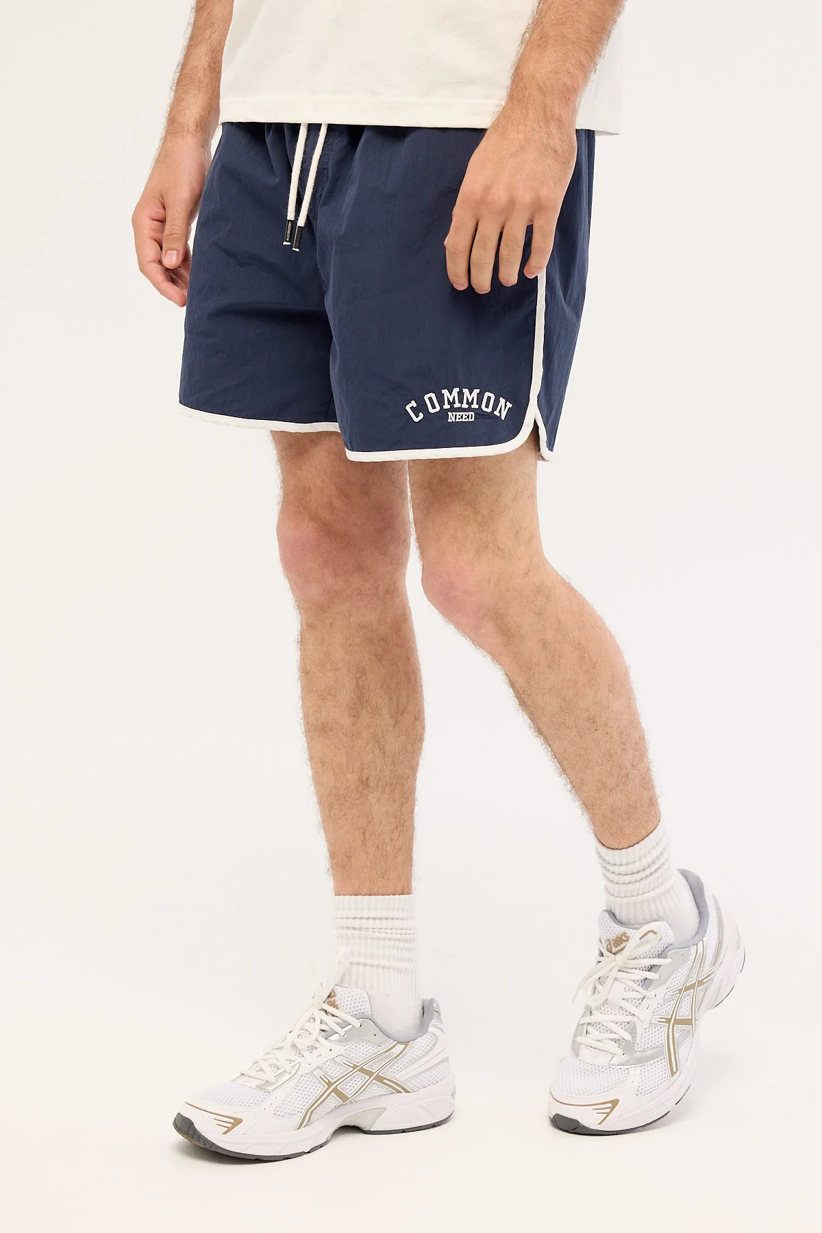 Common Need Collegiate 15 Elastic Waist Short Navy - Image 3