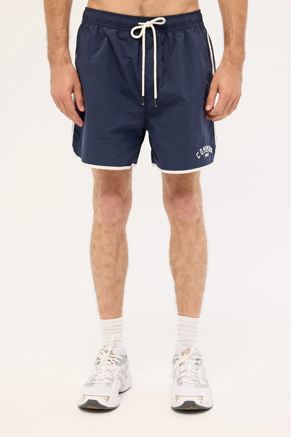 Common Need Collegiate 15 Elastic Waist Short Navy - Image 7