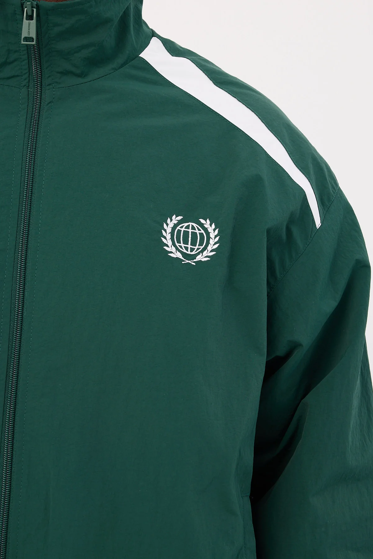 Common Need Colt Panelled Spray Jacket Dark Green - Image 6