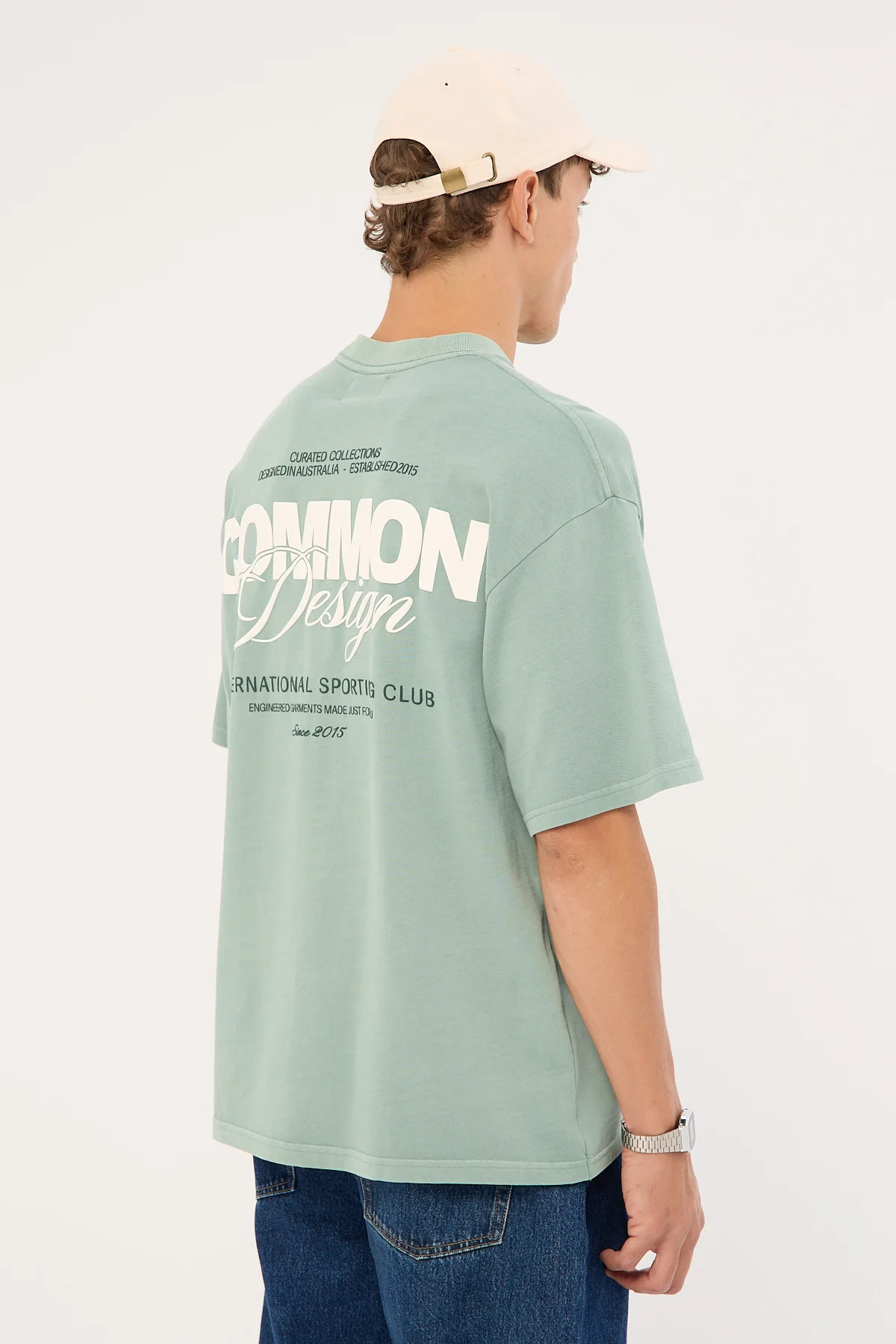 Common Need Compose Heavyweight Easy Tee Washed Jade - Image 5