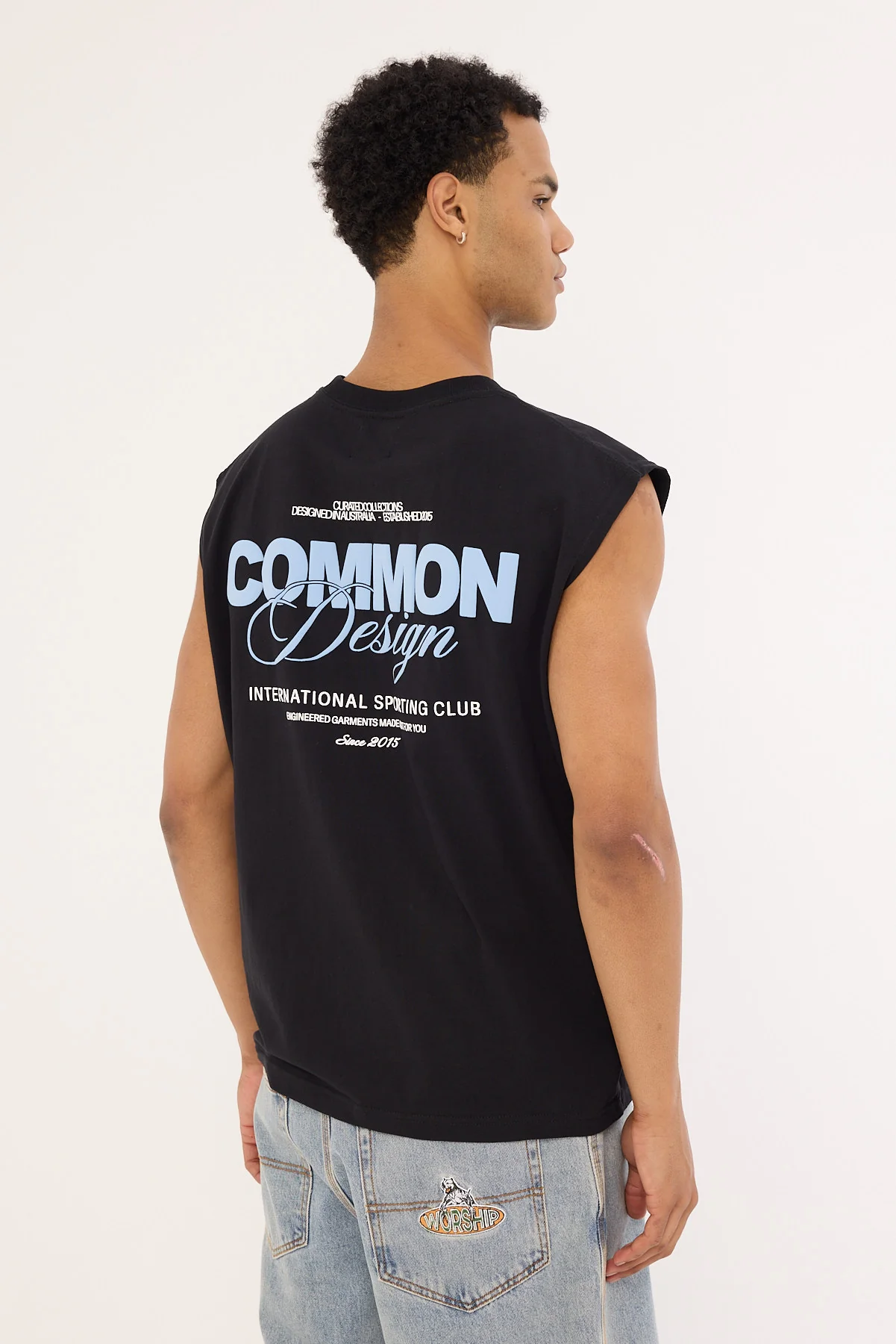 Common Need Compose Muscle Tank Black