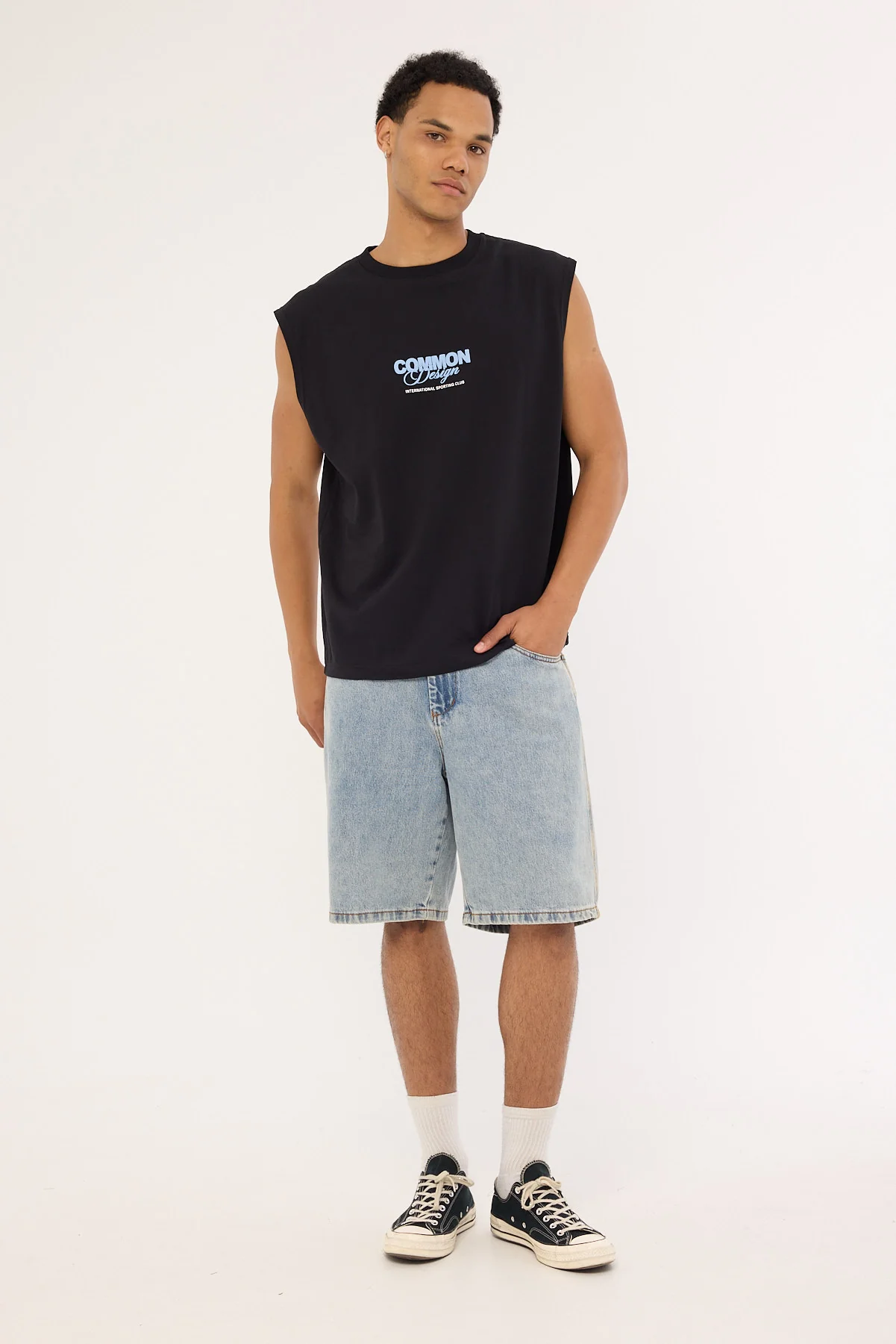 Common Need Compose Muscle Tank Black - Image 3