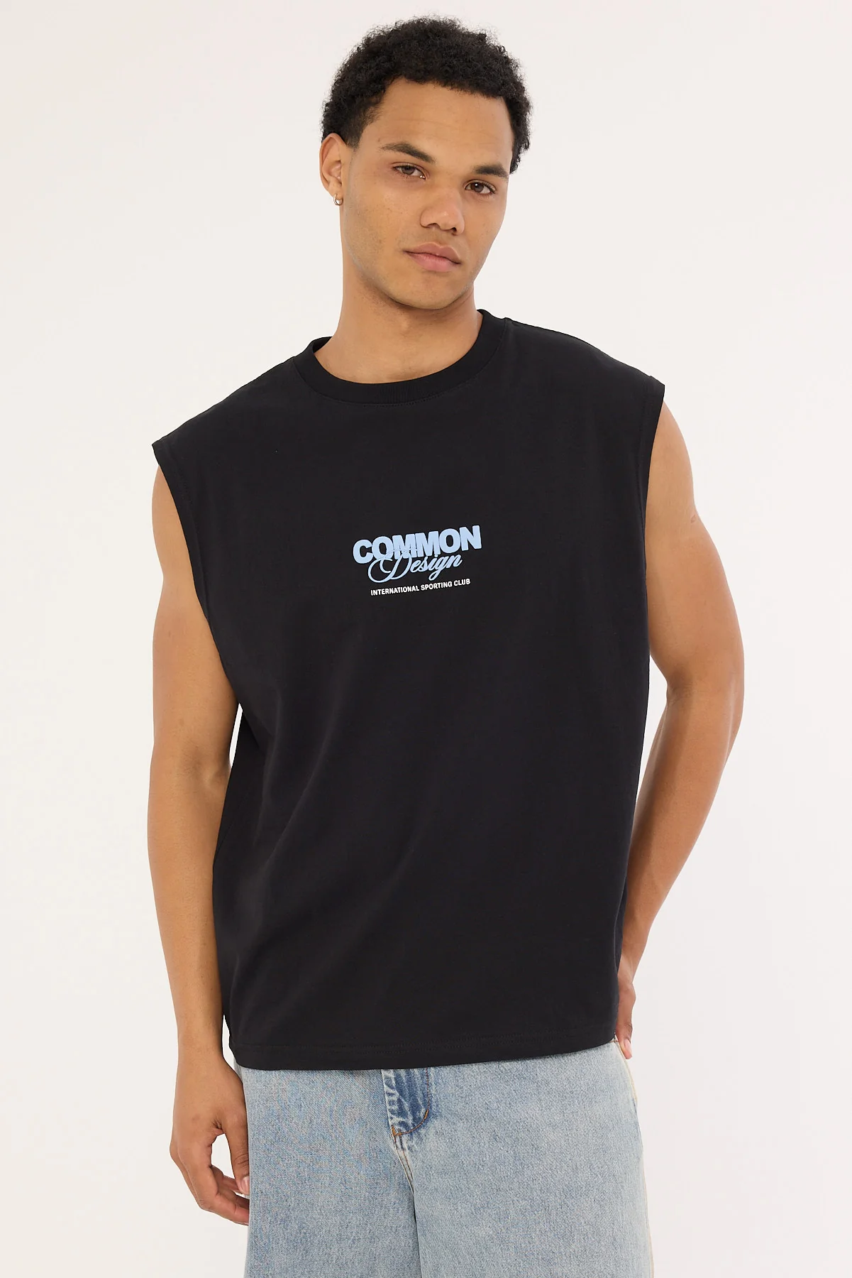 Common Need Compose Muscle Tank Black - Image 4