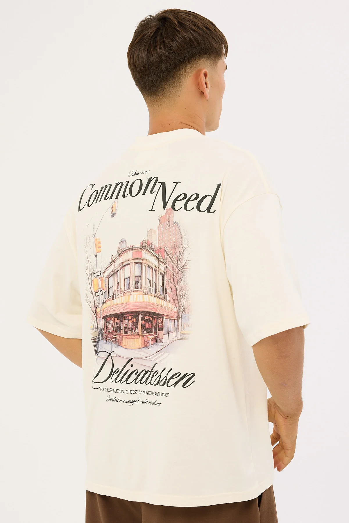 Common Need Deli Heavyweight Easy Tee Ecru - Image 7