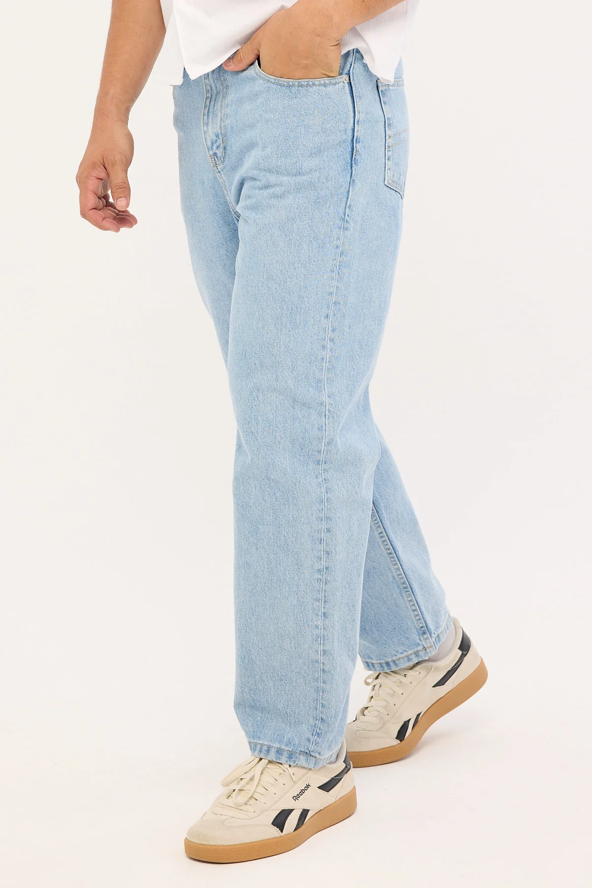 Common Need Direct Straight Jean Fog Blue Denim - Image 3