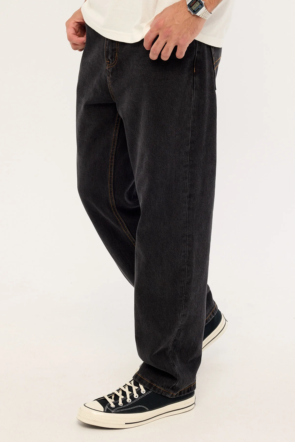 Common Need Direct Straight Jean Storm Black Denim - Image 3