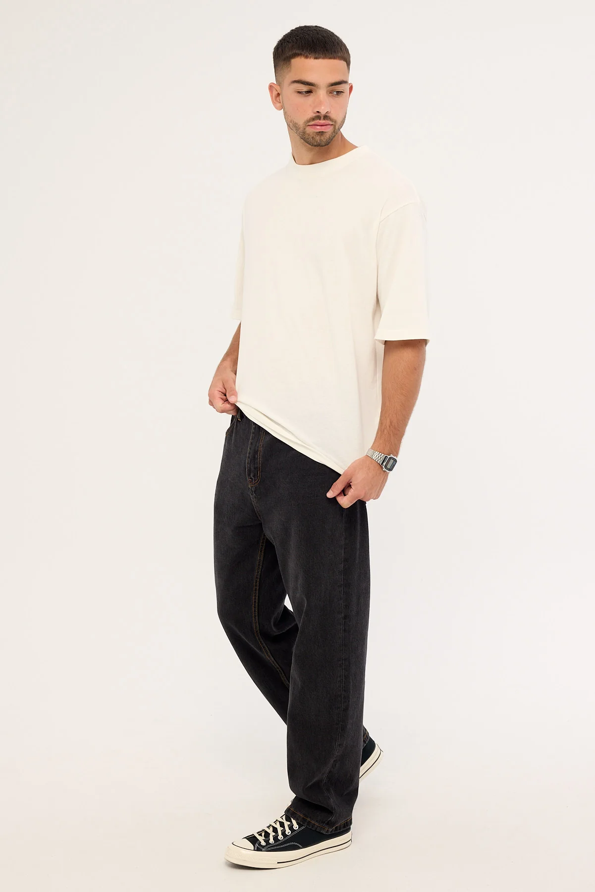 Common Need Direct Straight Jean Storm Black Denim - Image 4