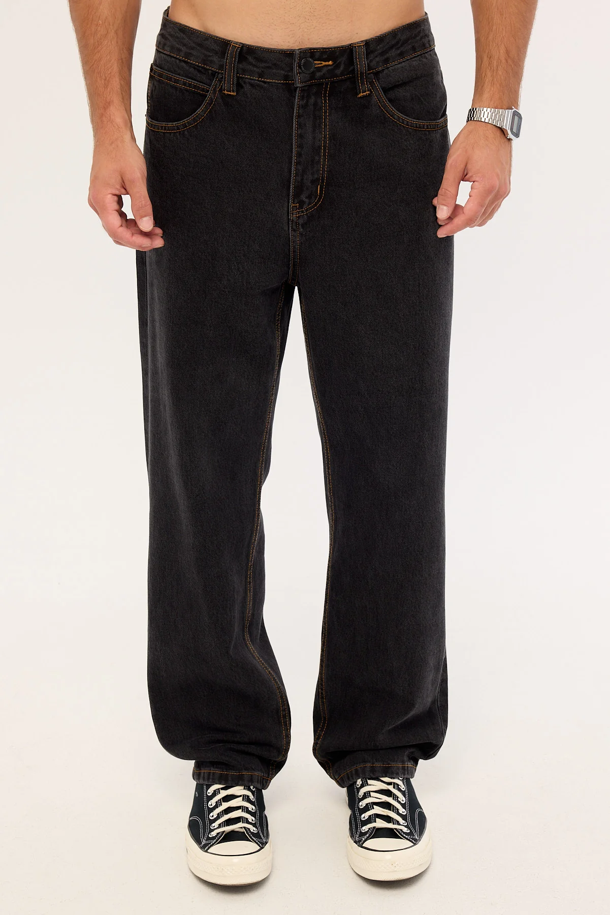 Common Need Direct Straight Jean Storm Black Denim - Image 7