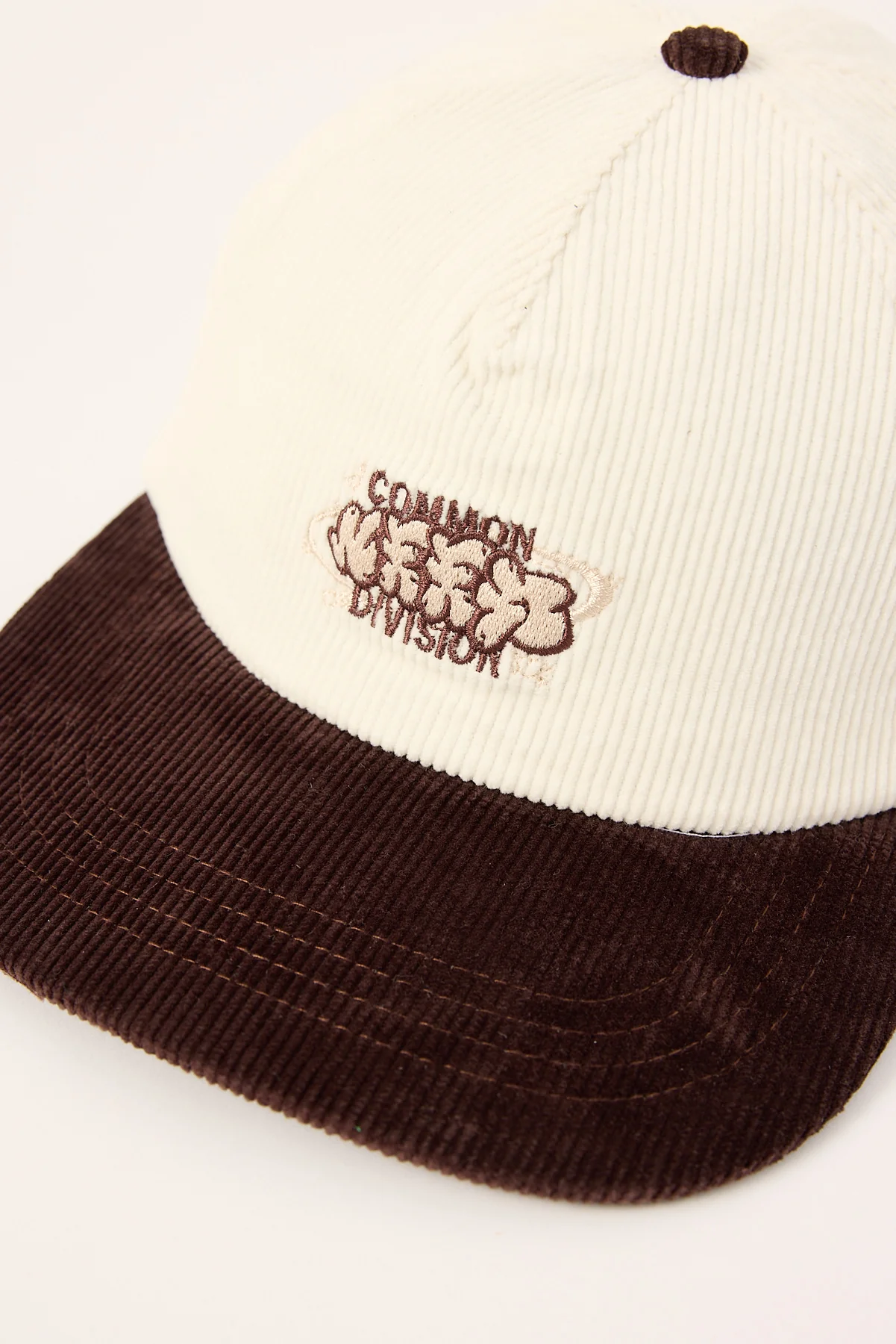 Common Need Division Skate Cap White/Brown - Image 2