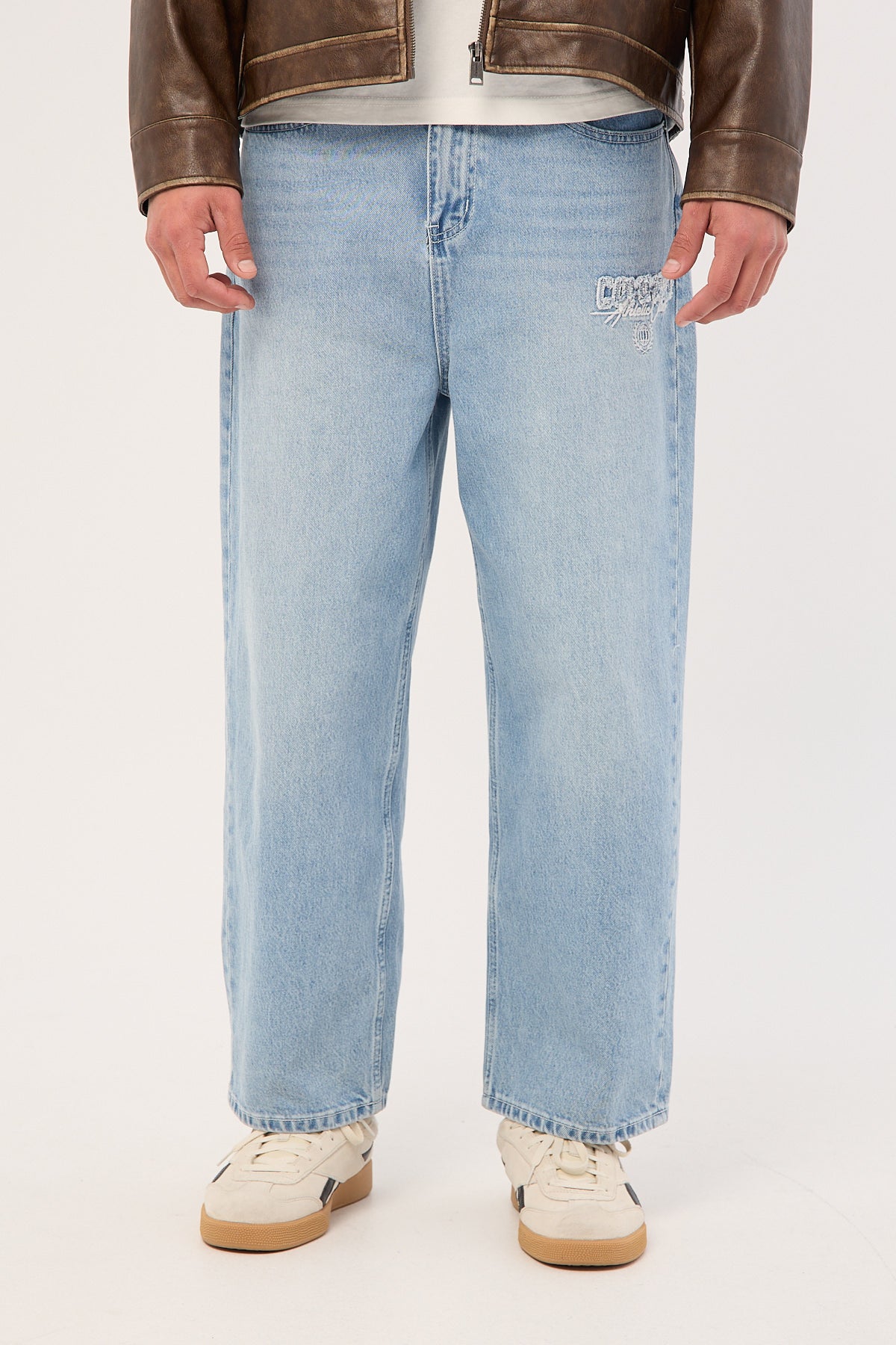 Common Need Dynamic Dalton Baggy Jean HAZE BLUE - Image 3