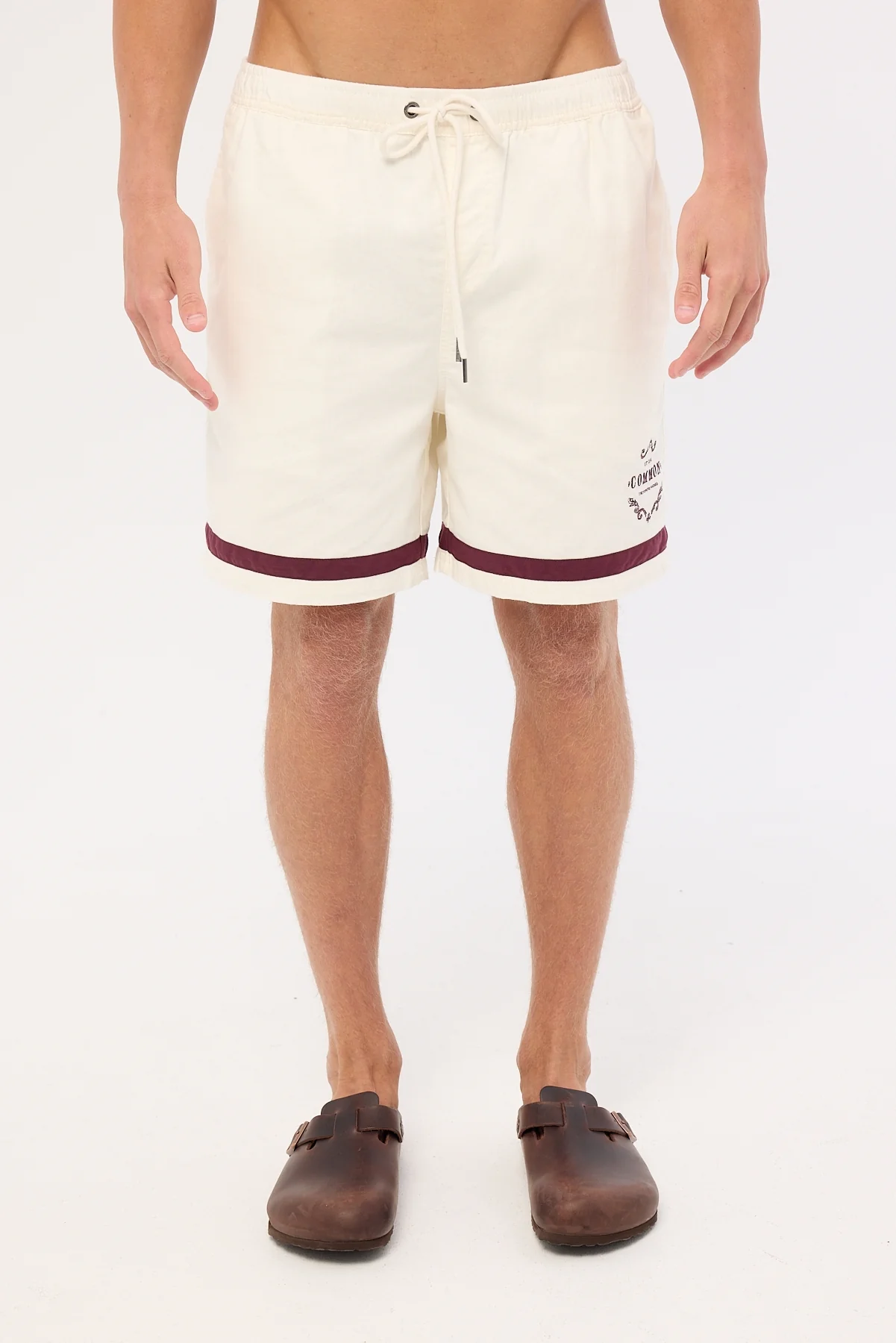 Common Need Dynasty Elastic Waist Short Ecru - Image 6