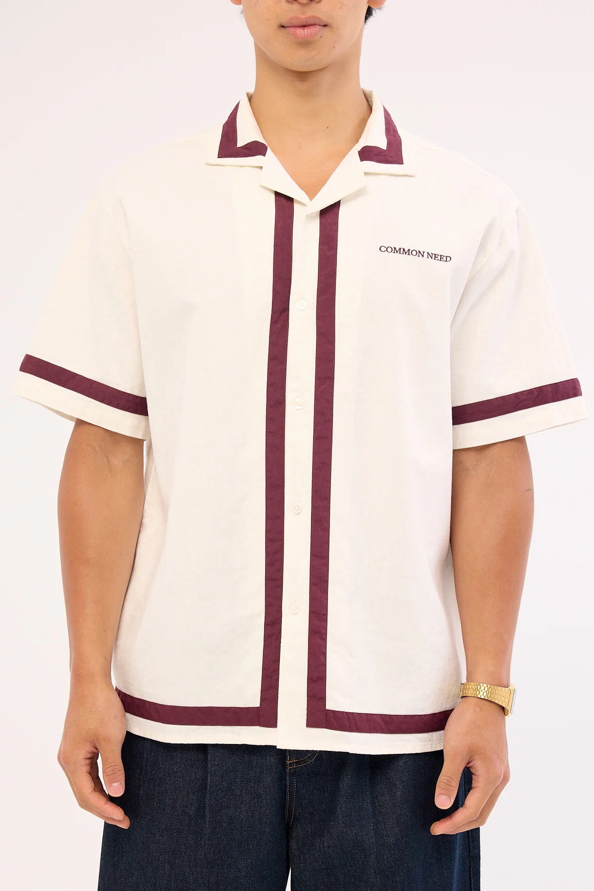Common Need Dynasty Resort Shirt Ecru - Image 7
