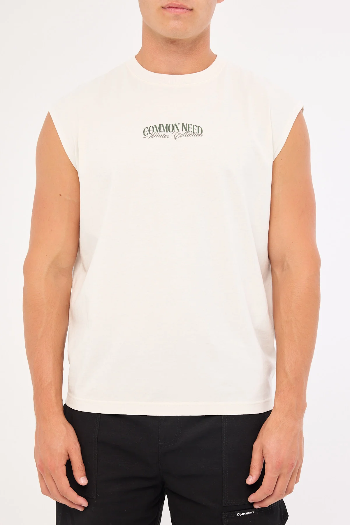 Common Need Enroll Muscle Tank Washed Grey Fog - Image 7