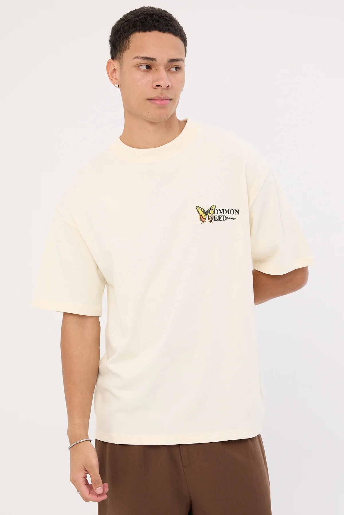 Common Need Entomology Heavyweight Easy Tee ECRU