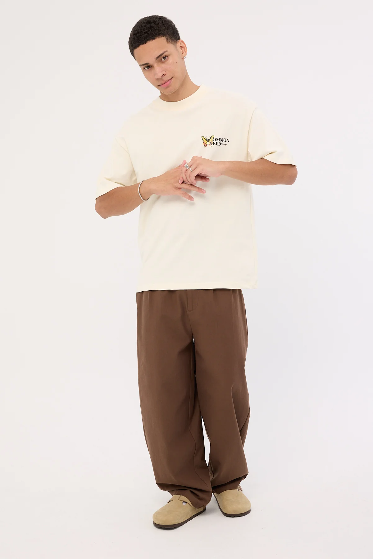 Common Need Entomology Heavyweight Easy Tee ECRU - Image 2