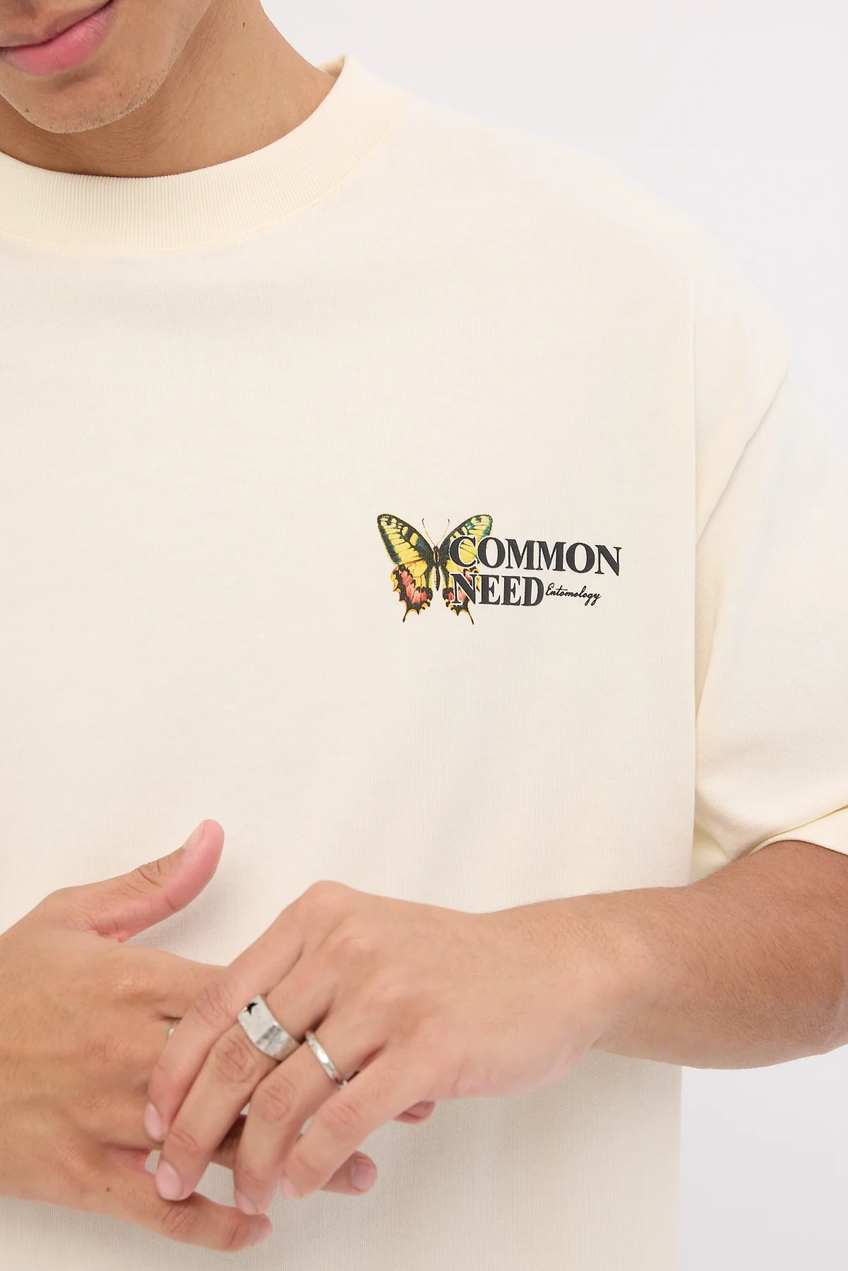 Common Need Entomology Heavyweight Easy Tee ECRU - Image 3