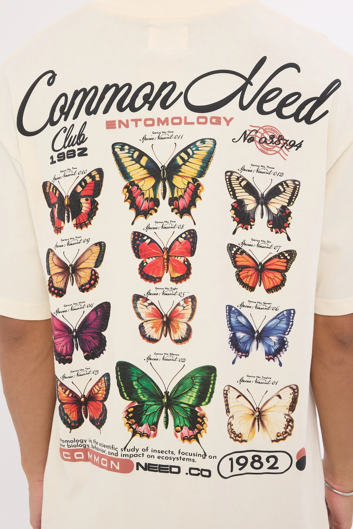 Common Need Entomology Heavyweight Easy Tee ECRU - Image 6