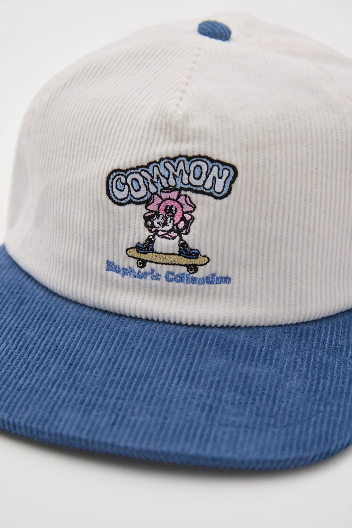 Common Need Euphoria Cord Skate Cap White/Blue - Image 2