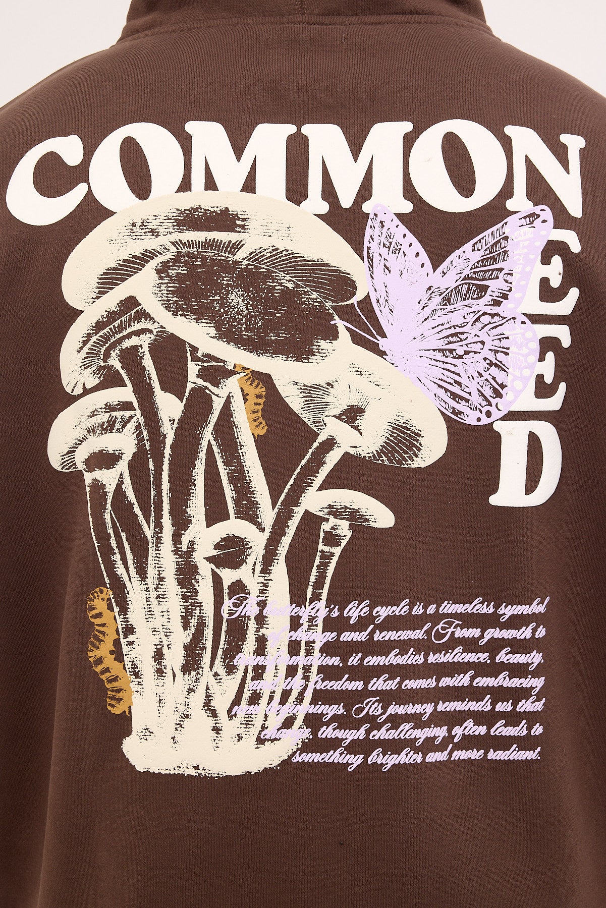 Common Need Fable Boxy Hoodie Dark Fudge - Image 7