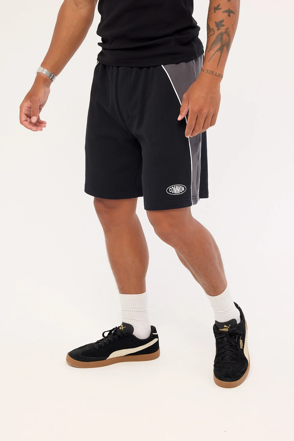 Common Need Fastlane Sweat Short Black - Image 4