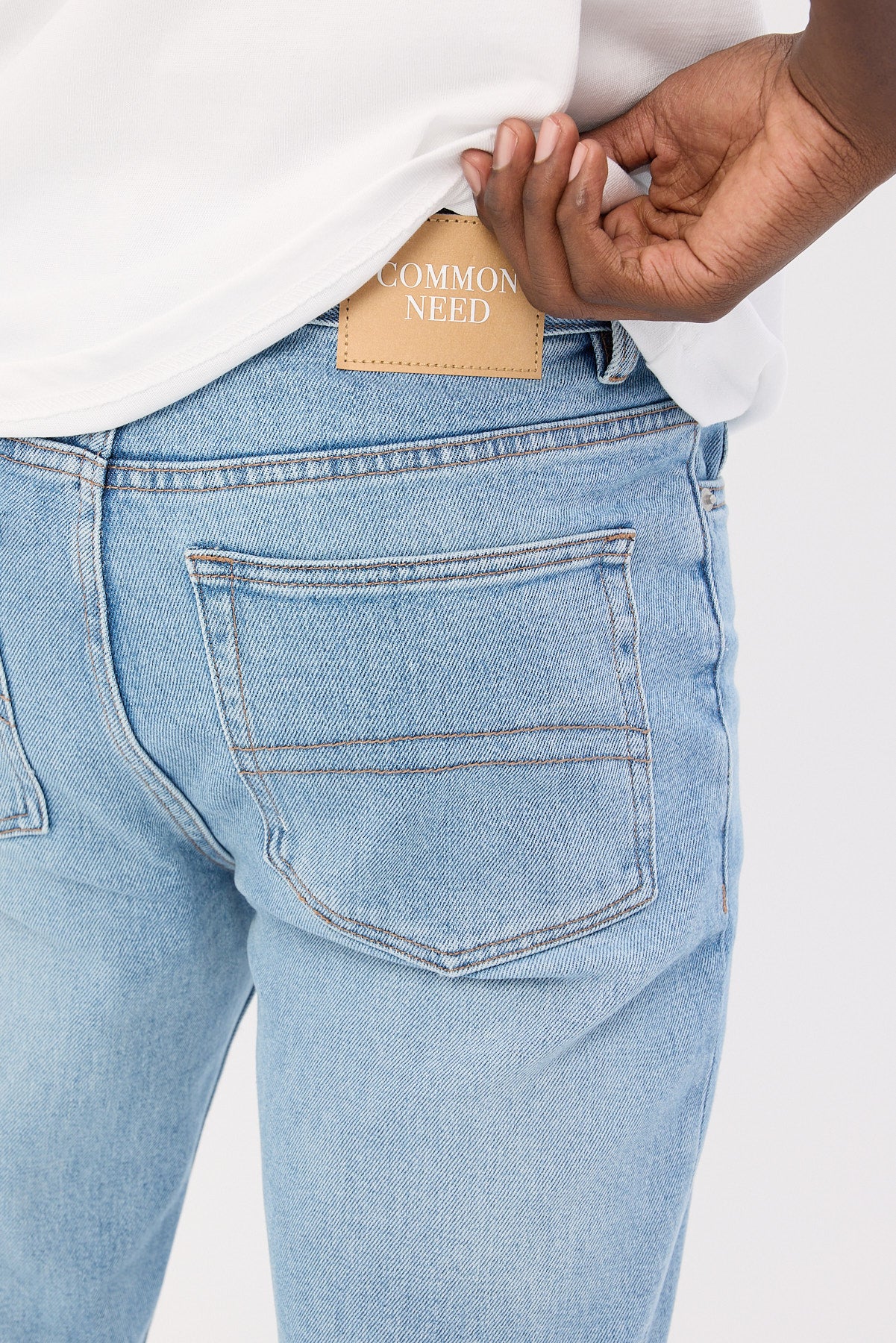 Common Need Finn Slim Jean Cloud Blue - Image 5