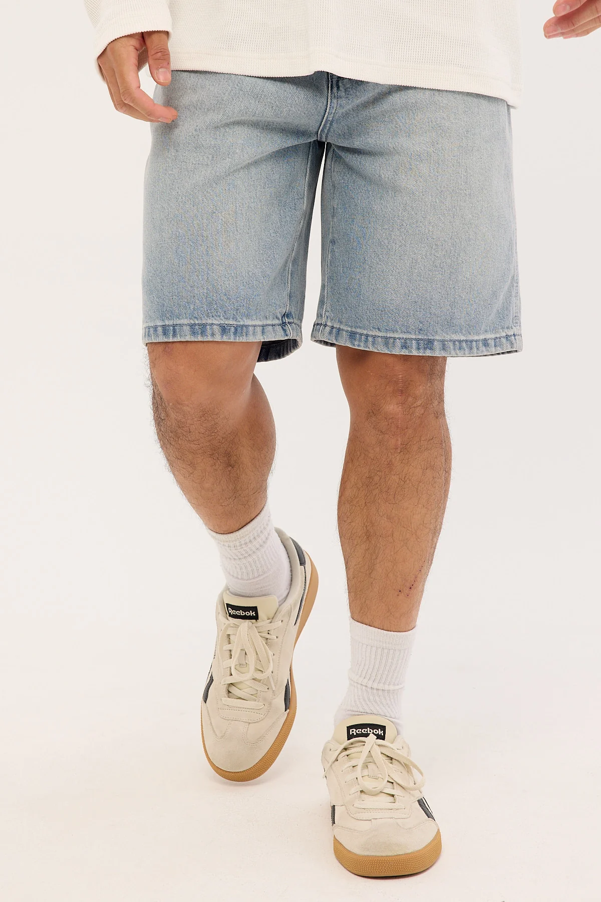 Common Need First Class Denim Jort Cloud Blue Denim - Image 2