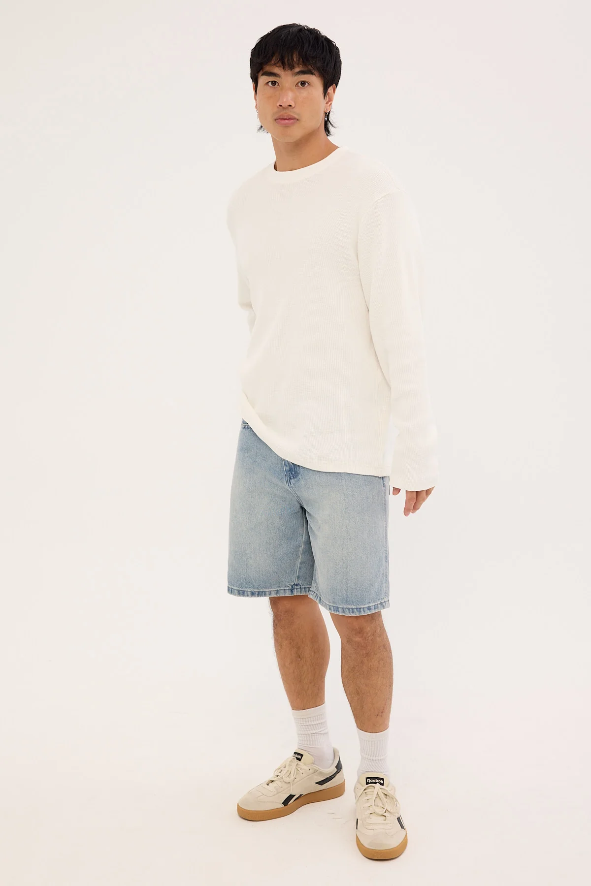 Common Need First Class Denim Jort Cloud Blue Denim - Image 4