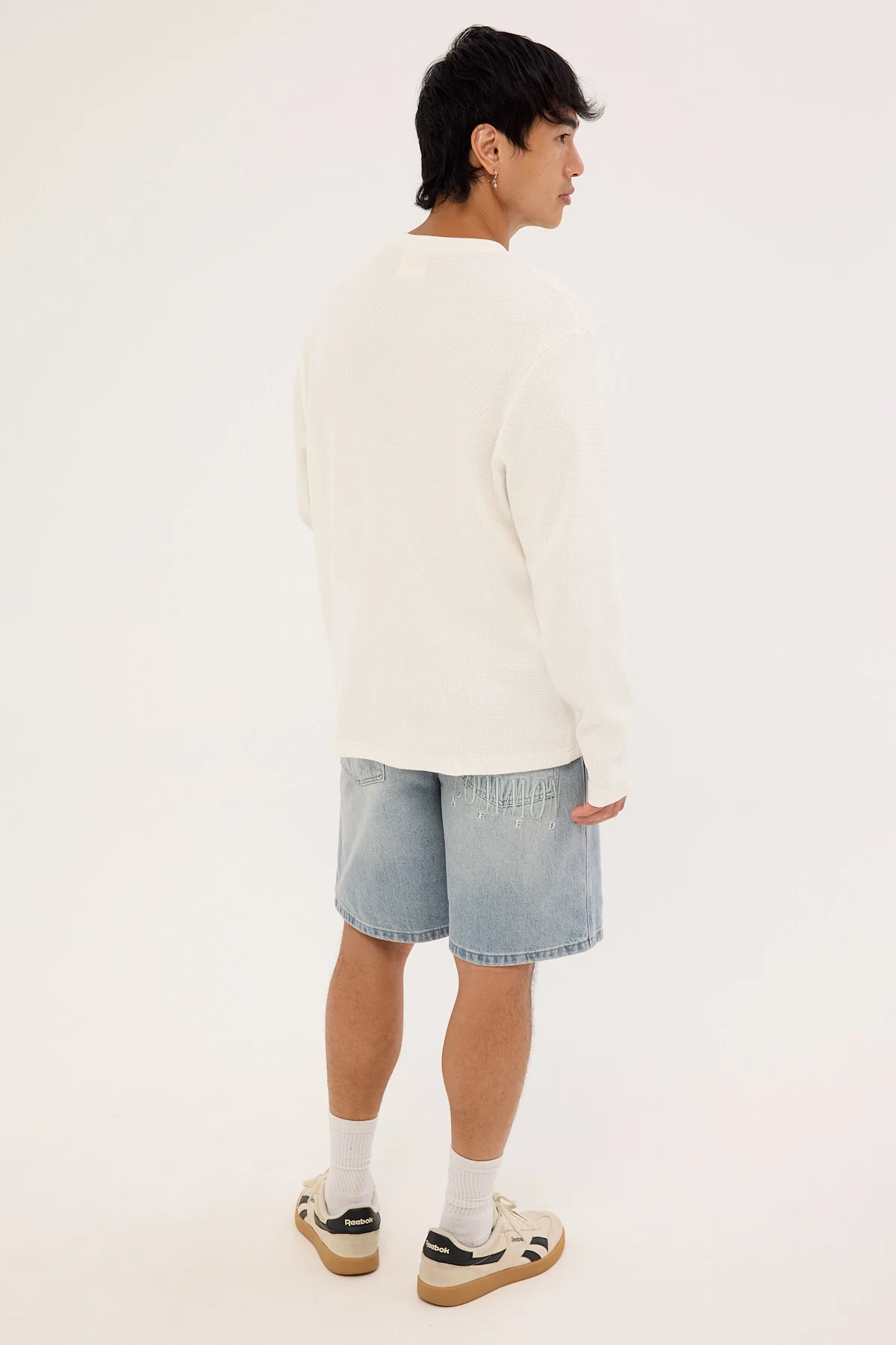 Common Need First Class Denim Jort Cloud Blue Denim - Image 6