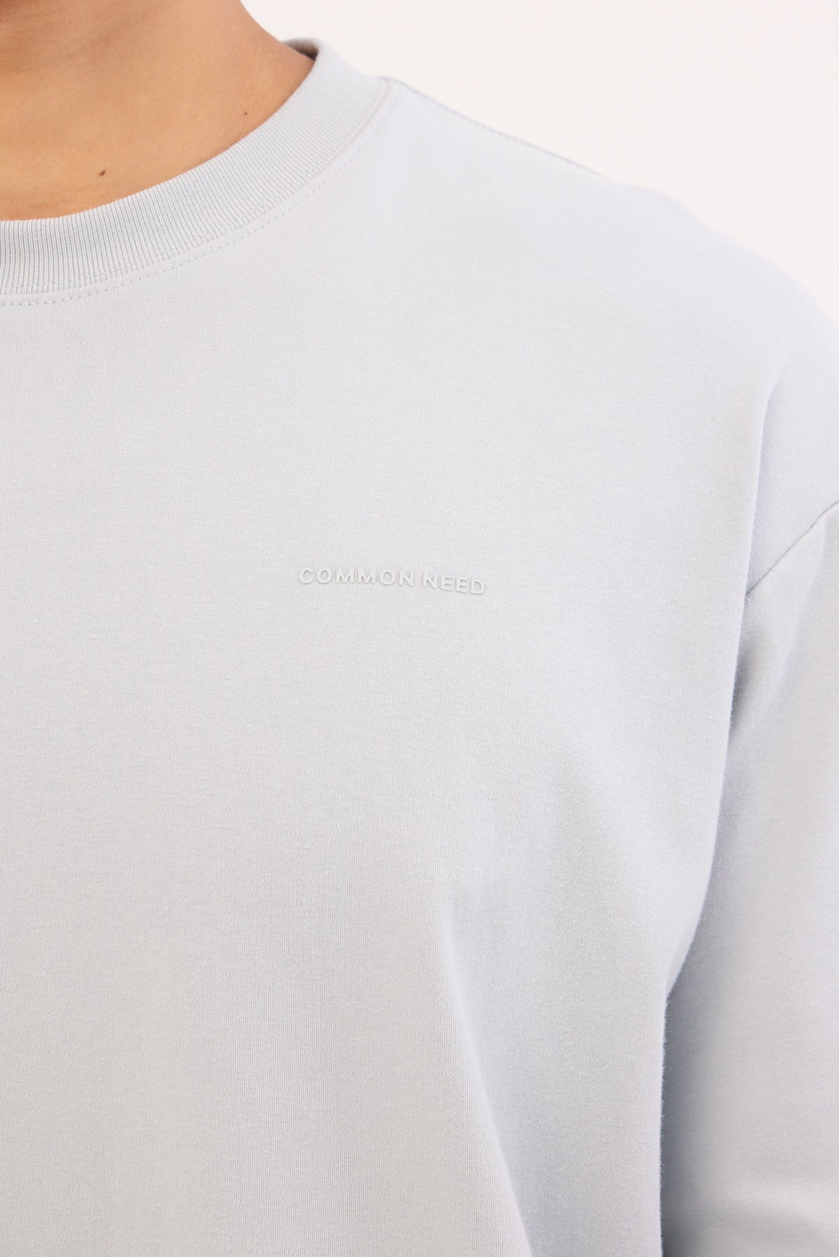 Common Need Focus Heavyweight Boxy Tech Tee Grey - Image 2